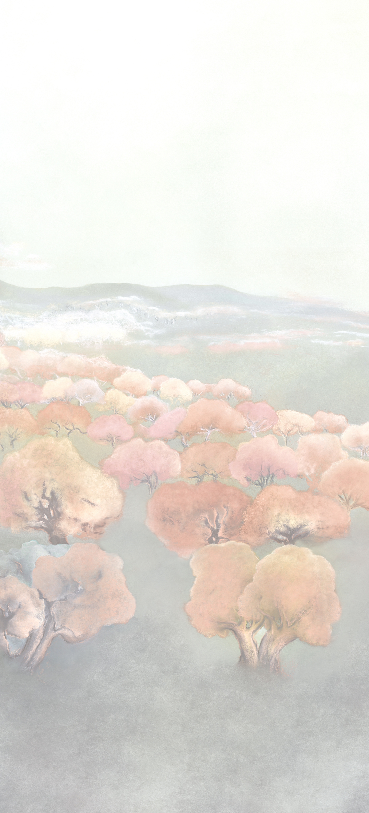 Papier peint panoramique Arbre Pastorale Original A - 1/2/3 - Isidore Leroy