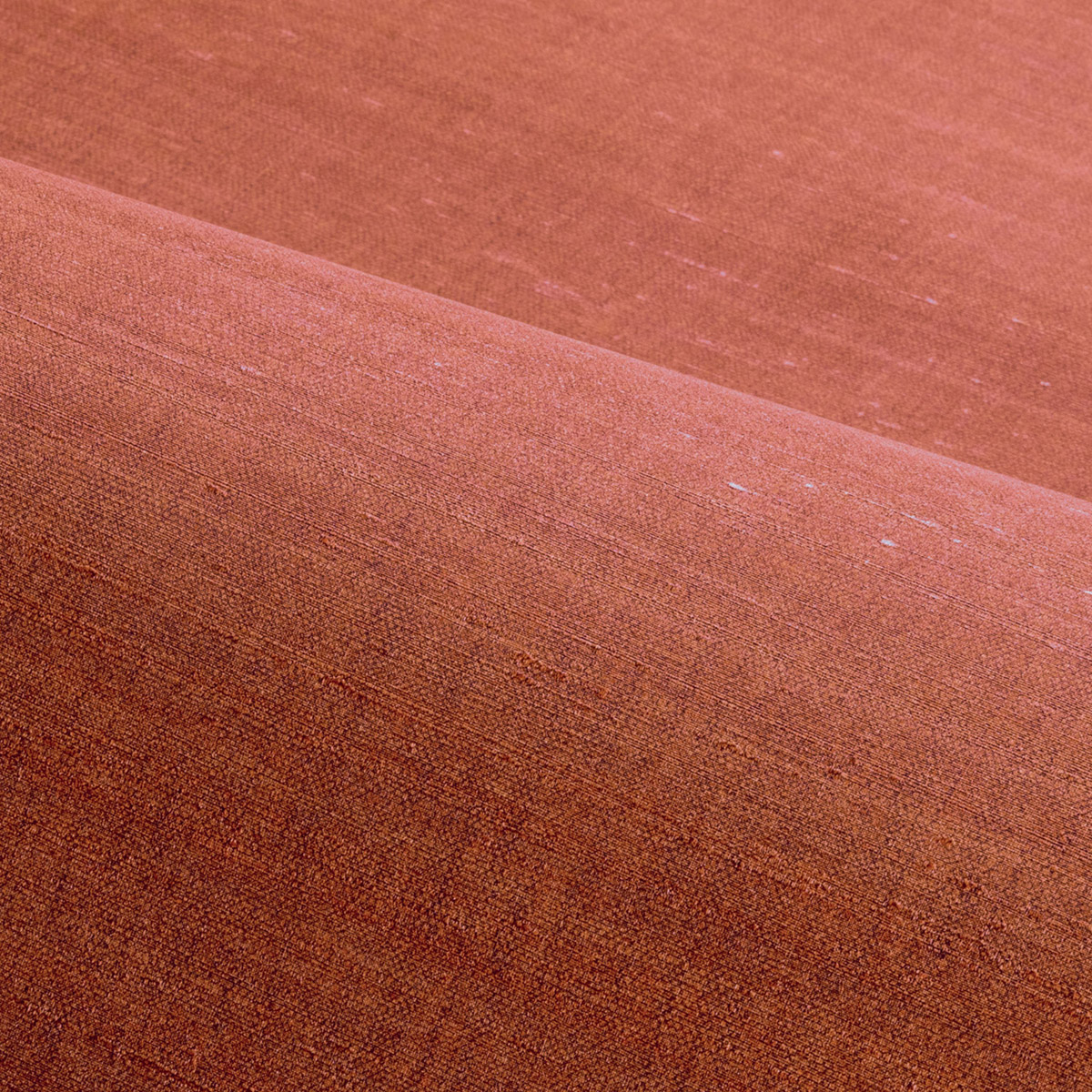 Papier peint Uni Tissage Sora orange brûlé - Légendes de Casamance | Réf. CAS-70173160
