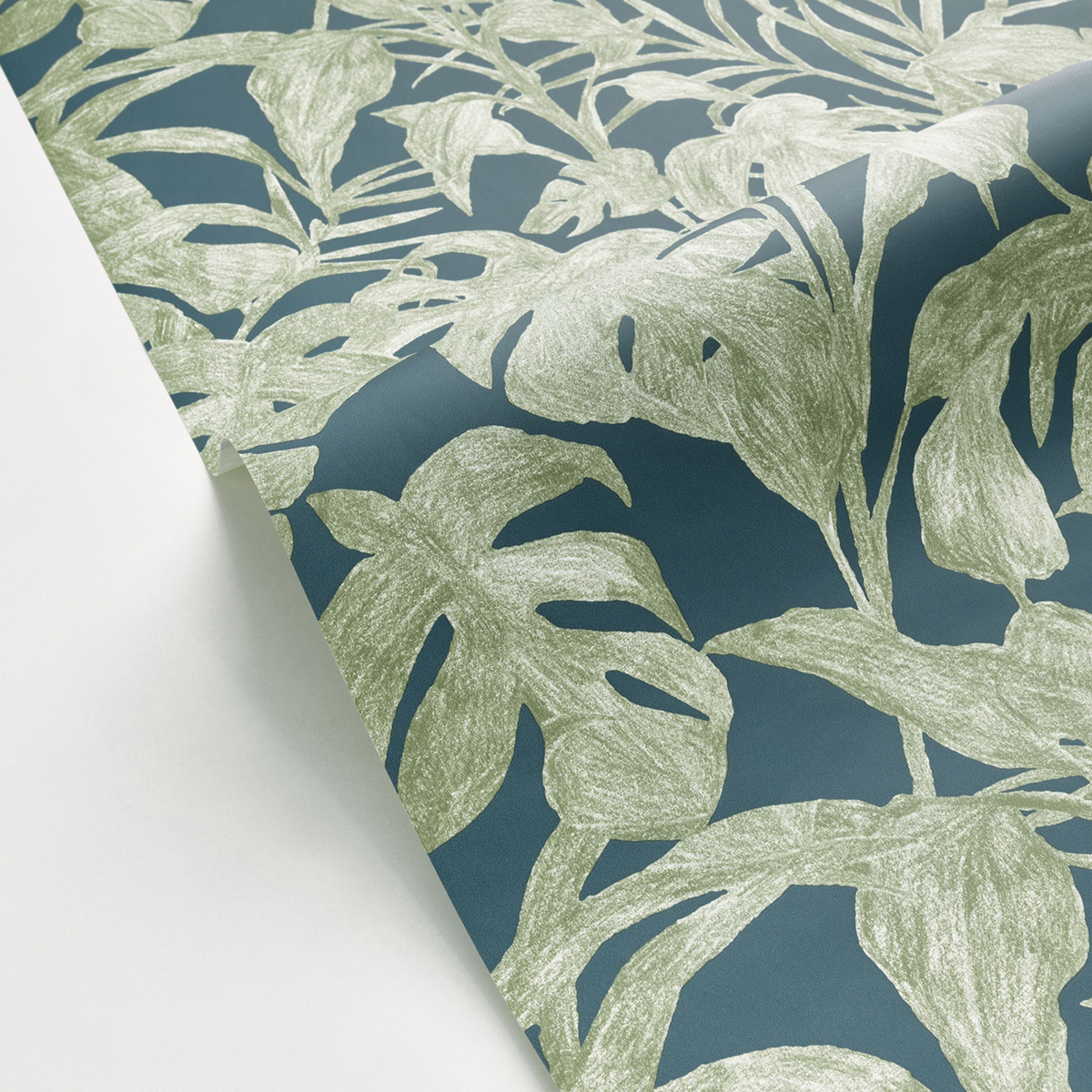 Papier peint Végétal Bogota vert bleu - Green & Co de Casélio AMBV | Réf. GCO103876715