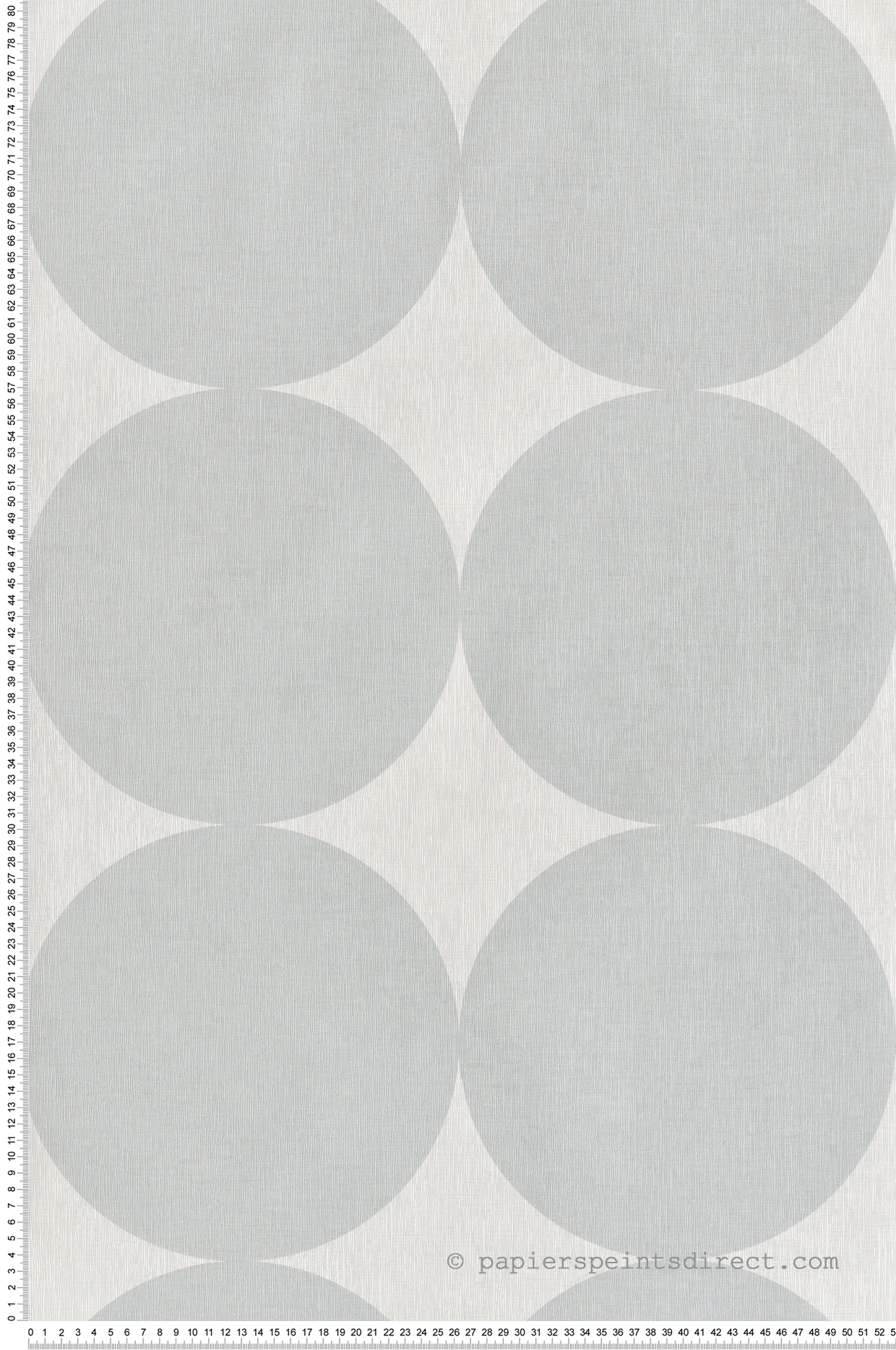 Papier peint Rond Rétro Billy bleu d'eau - Twist de Casélio | Réf. TST106486009