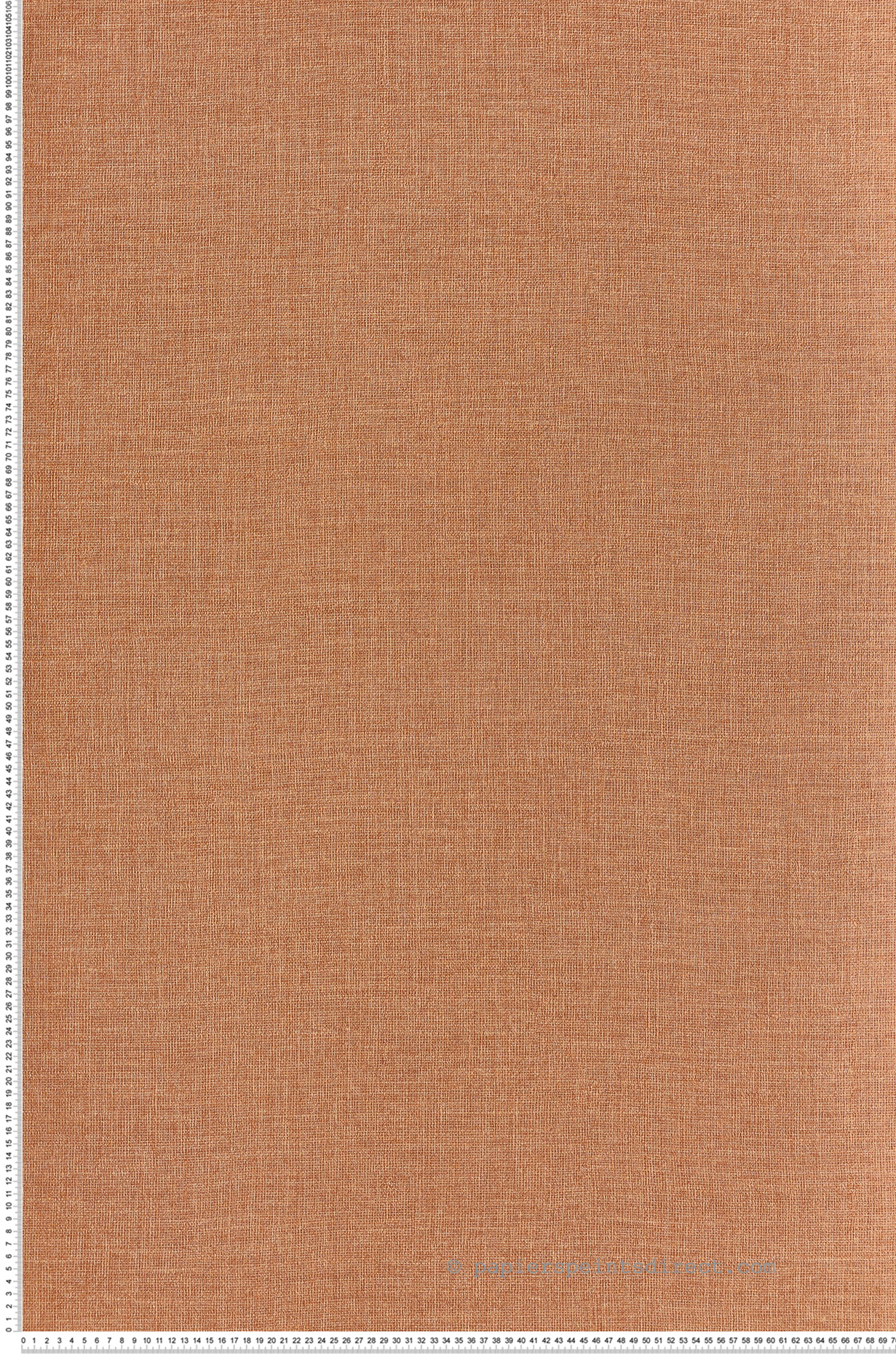 Papier peint Uni Jute Lienzo terracotta - Casa Azul de Casamance | Réf. CAS-76333262