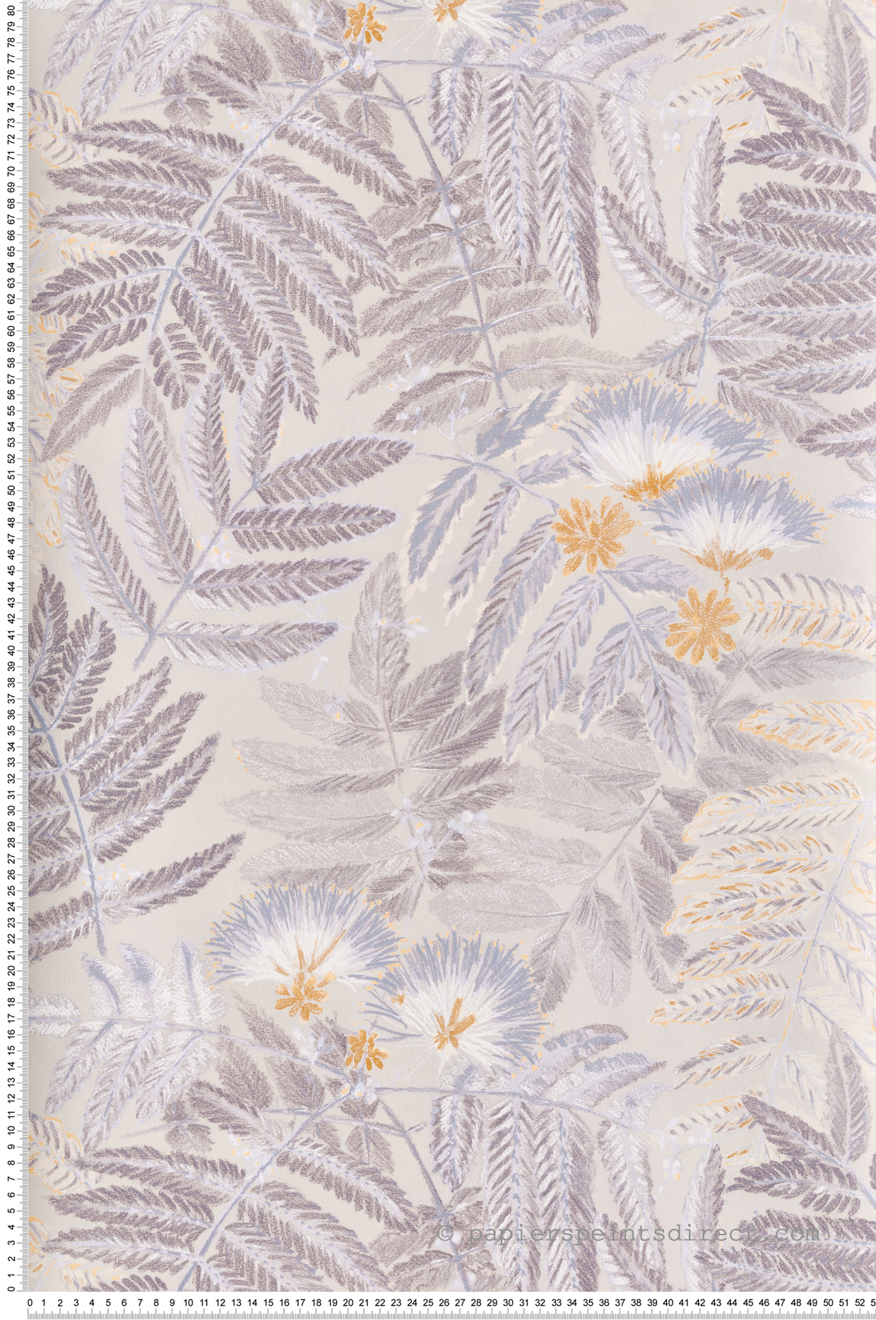 Papier peint Arbre Albizia bleu irisé - Botanica de Casadéco | Réf. BOTA85891423