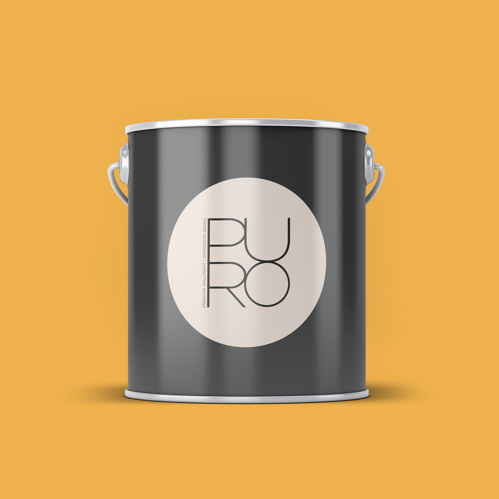 Image d'un pot de 2,5 litres de peinture Puro jaune sunny yellow - c8006