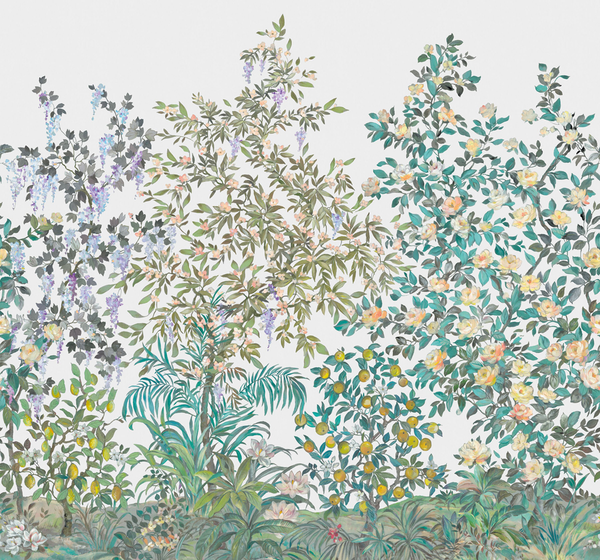 Papier peint panoramique Confidences Sous l'Oranger M multico 300X280 - Wonderwalls 2 de Casadéco | Réf. WDWD200117908