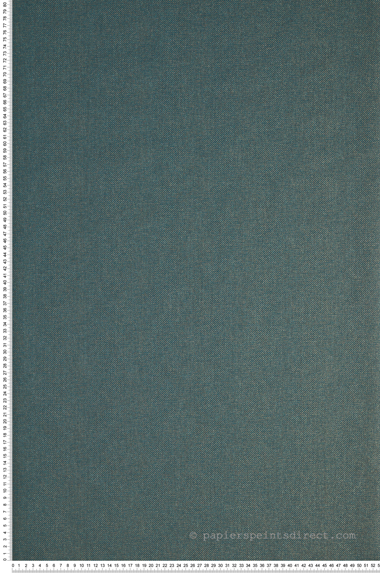 Papier peint Uni Natté Métallisé Bleu canard/Doré - Natté de Casélio | Réf. NAE101576620