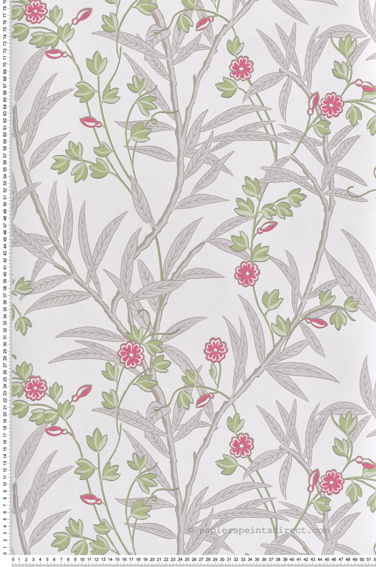 Papier peint Classique Bamboo Floral Leather - National Trust Papers 4 de Little Greene | Réf. 0267BALEATH