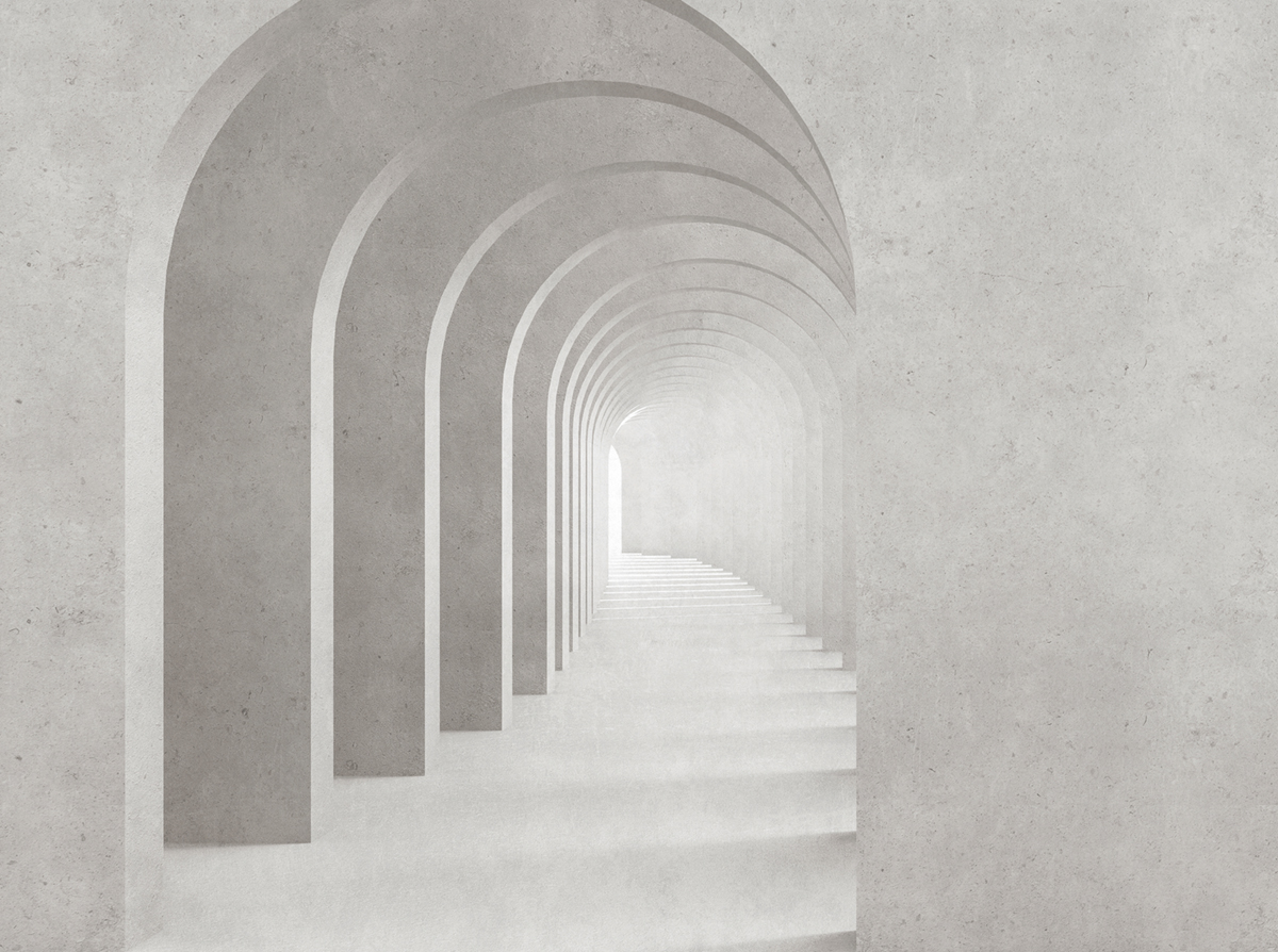 Papier peint panoramique Tunnel Arcades - The Wall 3 d'A.S. Création | Réf. AS-399161