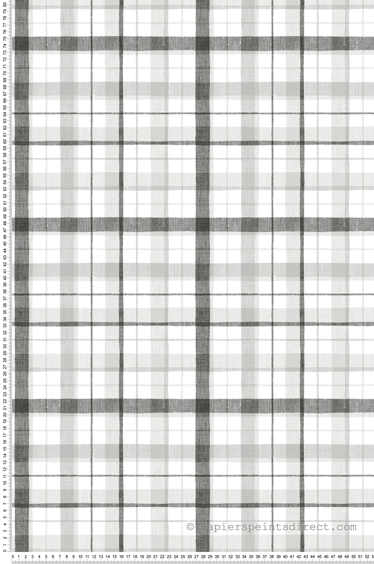 Papier peint Carreaux nappe gris/noir - Style Cuisine 3 de Lutèce | Réf. LTC-CK36628