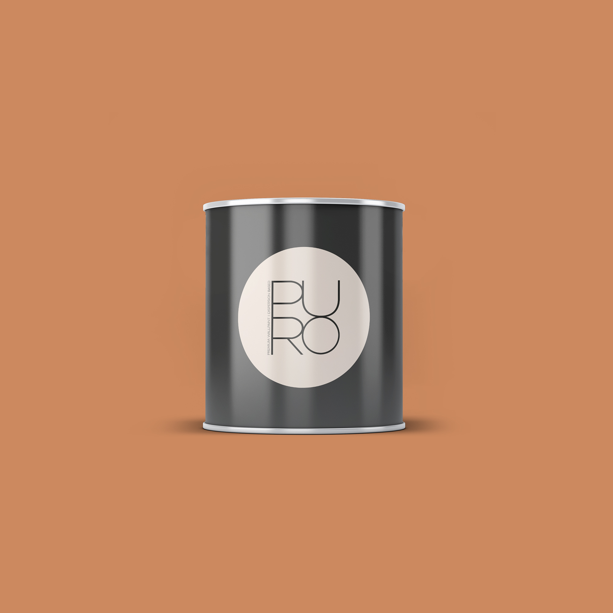 Image d'un pot de 1 litre de peinture Puro orange dusty orange - c9004