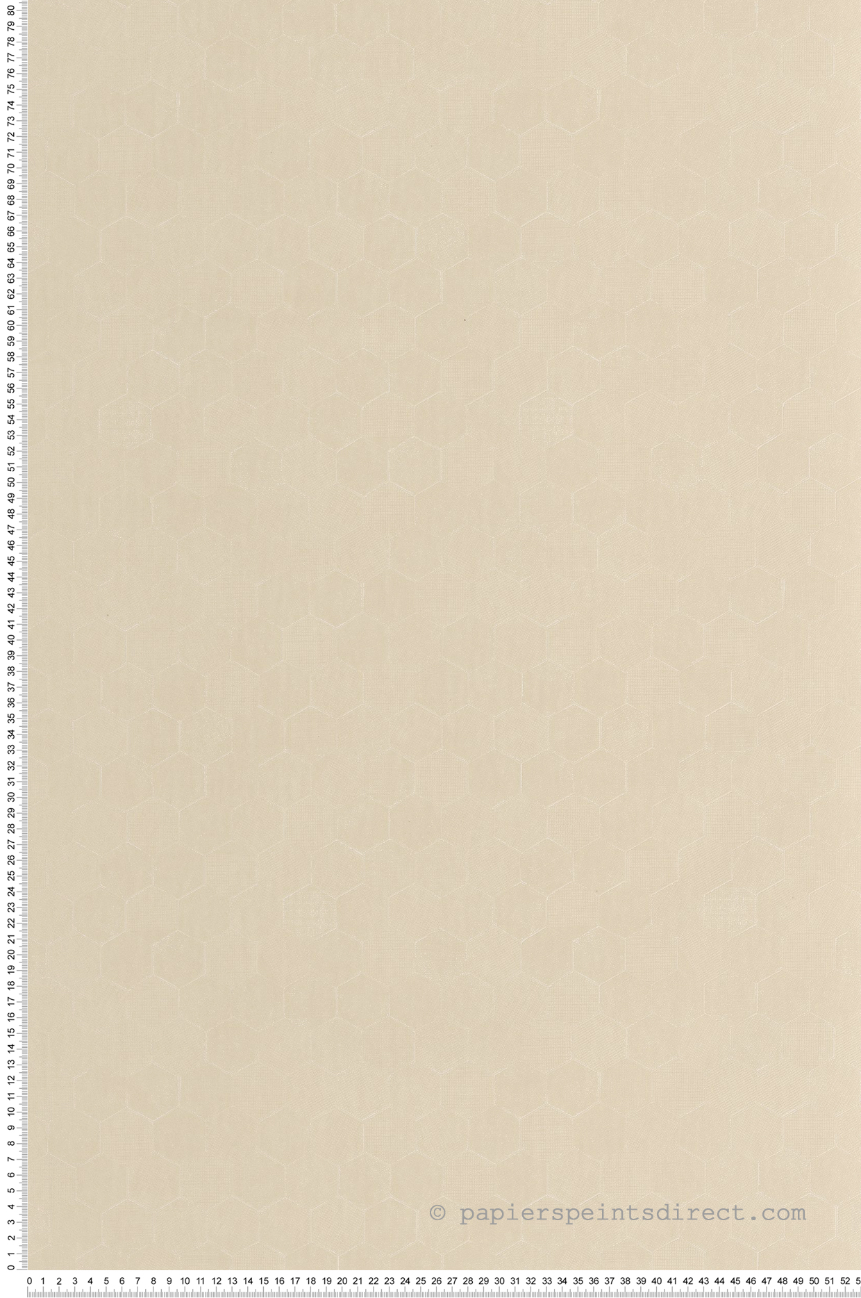 Papier peint Hexagone Meli beige sable - Solaris de Casadéco | Réf. SOLA201911497