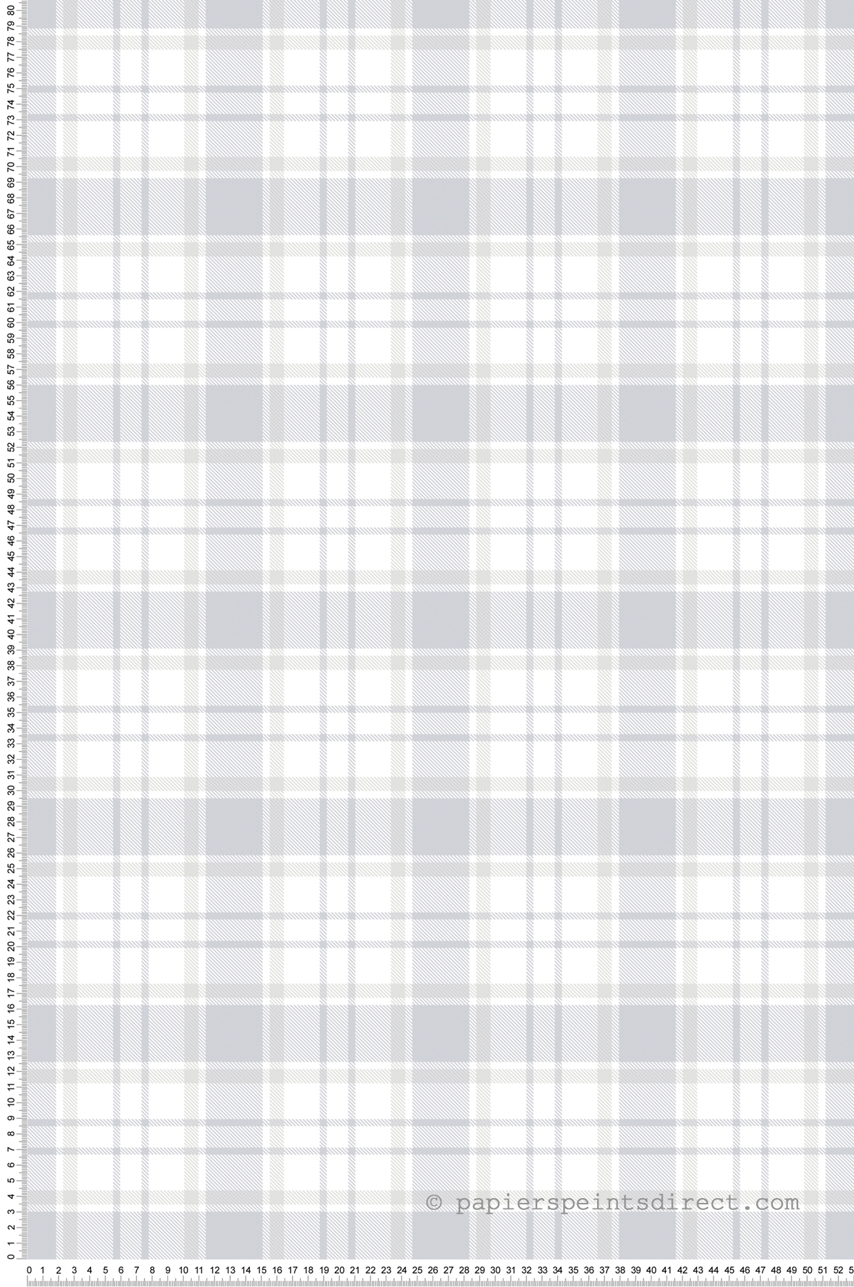 Papier peint Tartan Classique gris beige - Little Love d'A.S. Création | Réf. SP15657