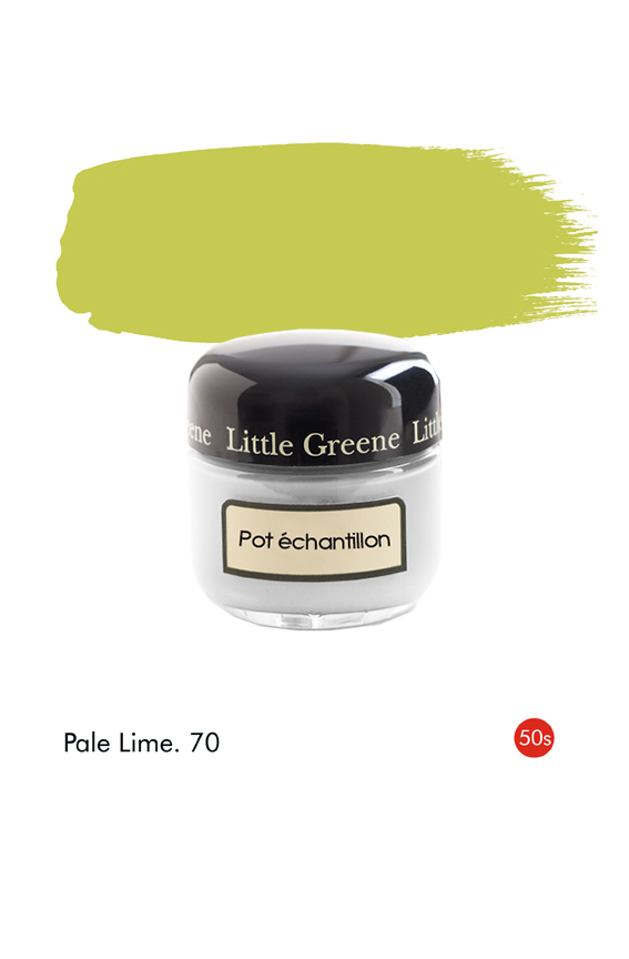 Pot échantillon Pale Lime (1950s) n°70 - Finition Absolute Matt Emulsion