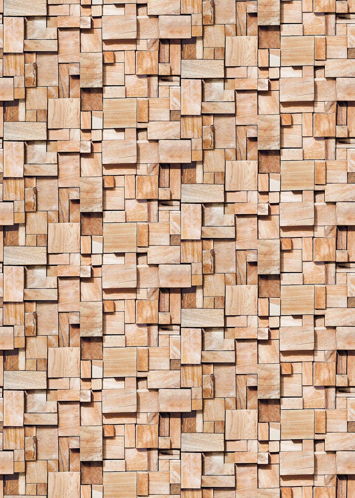 Papier peint panoramique 3D Cube beige - Beauty Full Image 2 de Casadéco | Réf. BFMA86082548