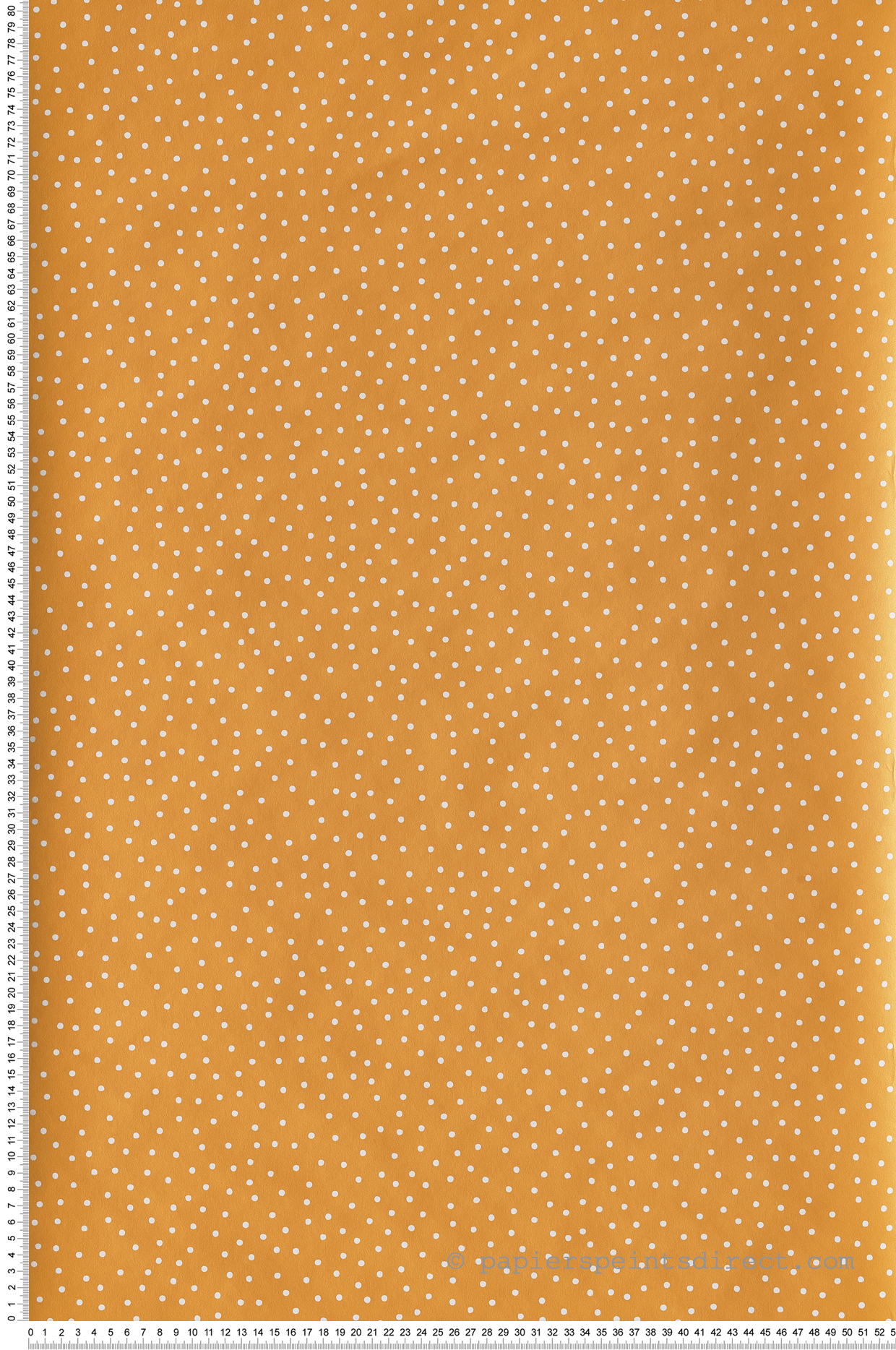 Papier peint Pois jaune-orange - Girl Power de Casélio | Réf. GPR69722312