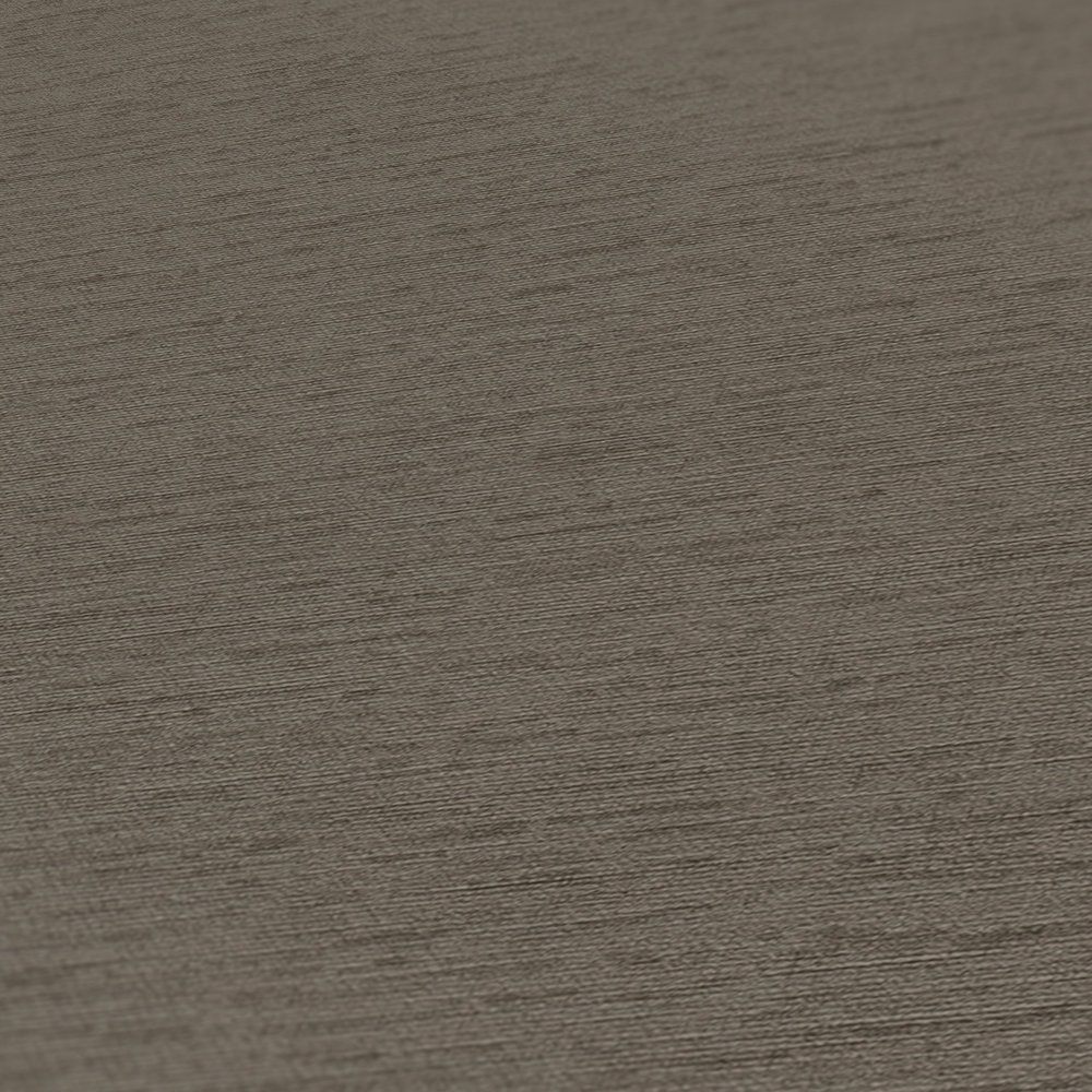 Papier peint Uni Toile Fond Tissé taupe - Famous Garden d'A.S. Création AMB4 | Réf. AS-393521