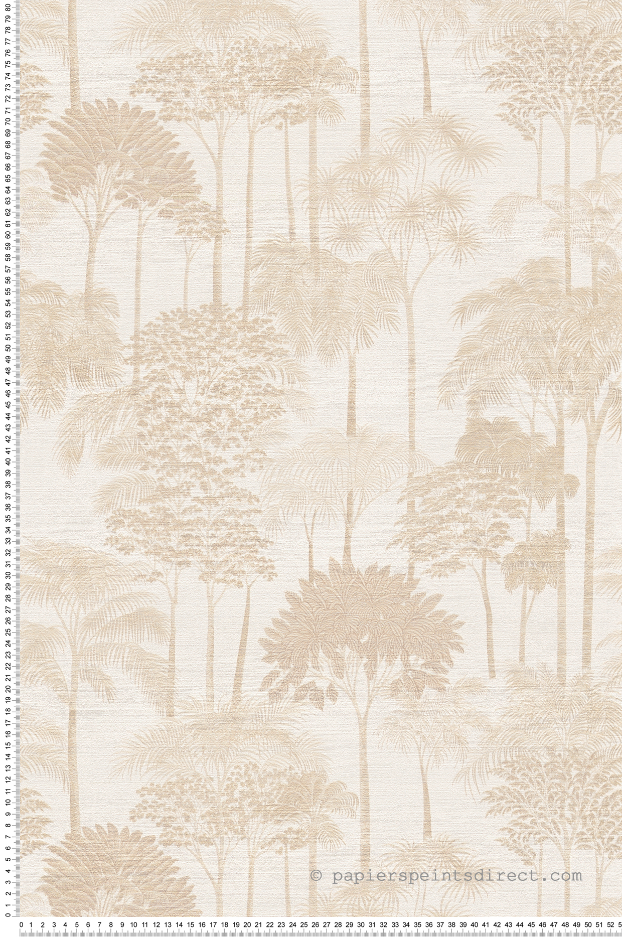 Papier peint Palmeraie Arbre Jungle beige - Cuba 2 d'A.S. Création | Réf. AS-791621