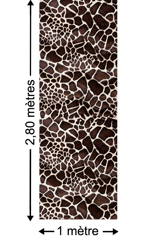 Look of Giraffe - Papier peint lé unique