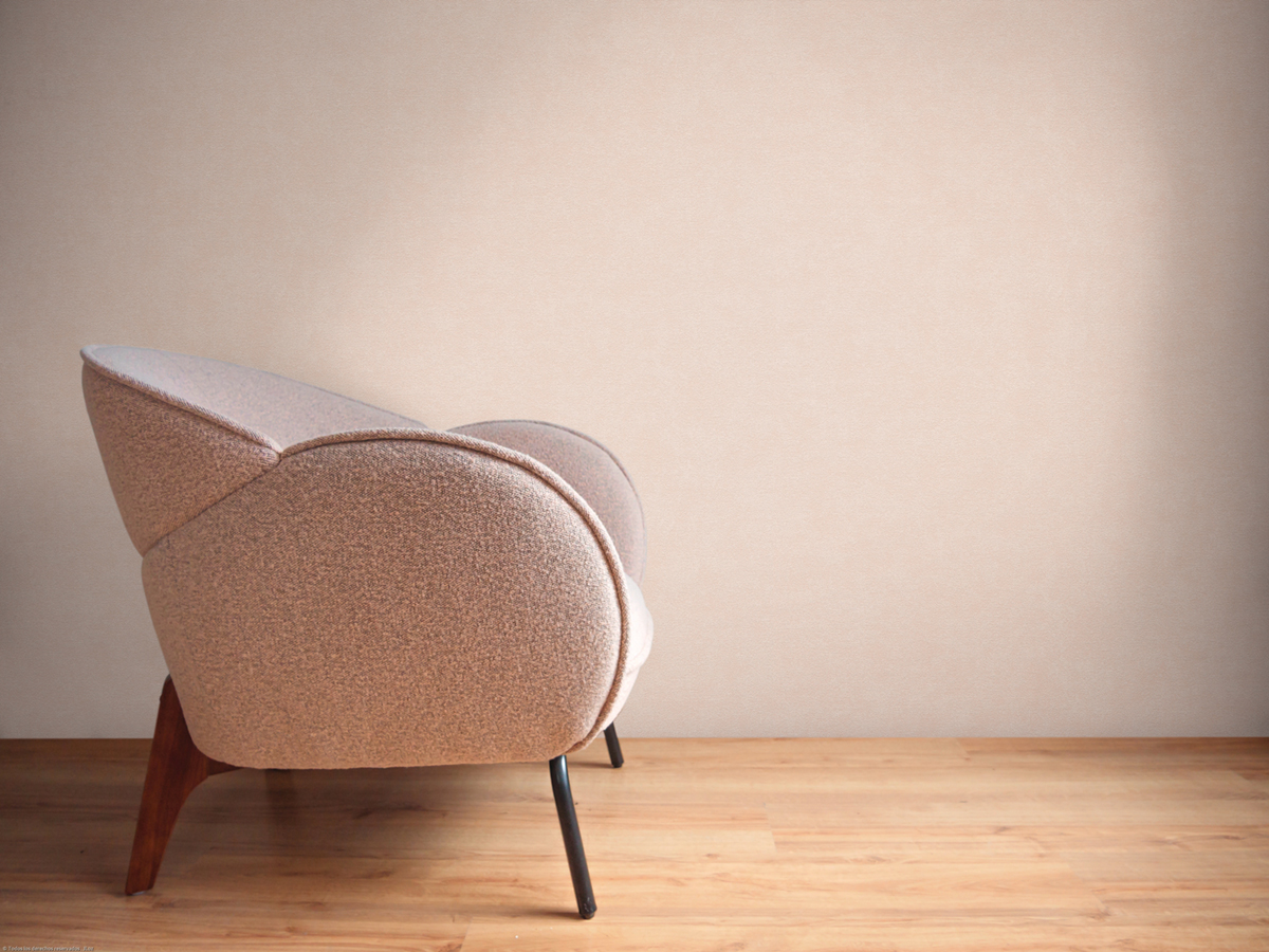 Papier peint Uni Suédine rose poudré - French Affair d'A.S. Création AMB2 | Réf. AS-393417