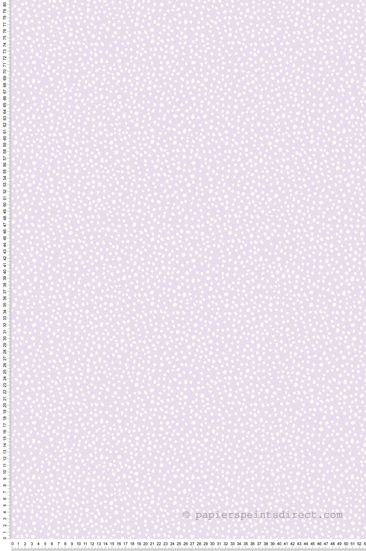 Papier peint Pois Disparate lila - Imagine de Lutèce | Réf. LTC-DL27579