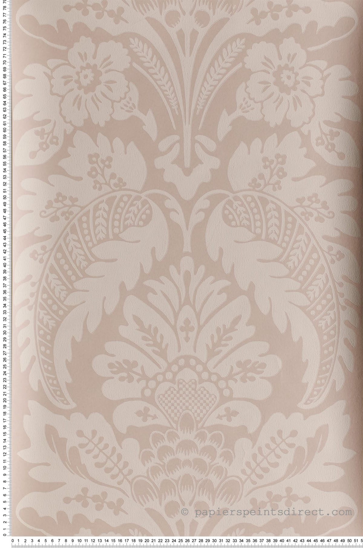 Papier peint Wilton Gypsum - Collection London Wallpapers V de Little Greene