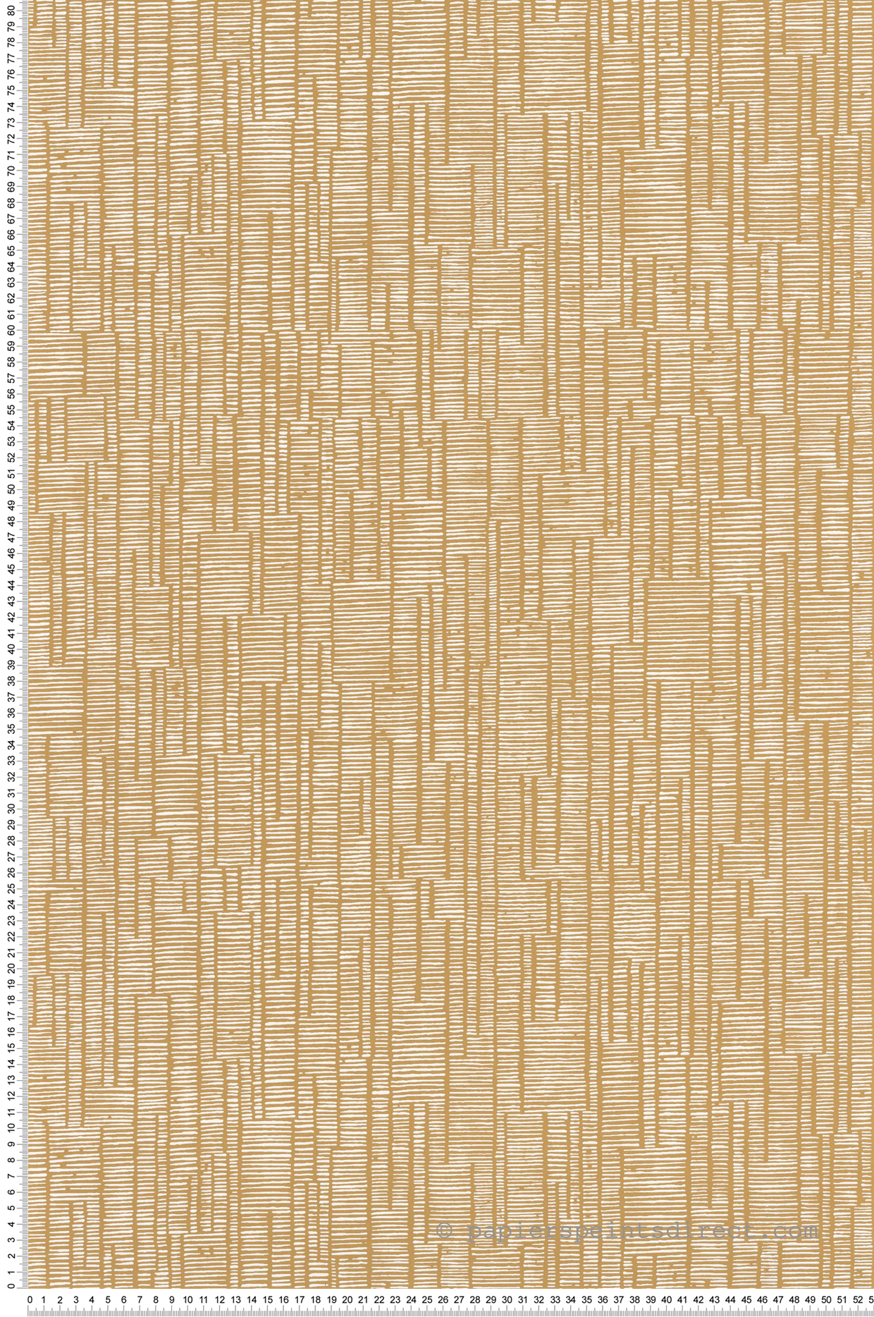 Papier peint Graphique Linéaire Capri camel - Rio de Casadéco | Réf. RIOC87442100