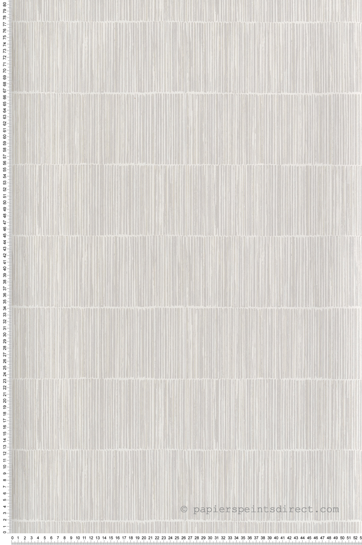 Papier peint Effet Store Bambou gris clair argenté - Unique de Lutèce | Réf. LTC-SP-JA3001