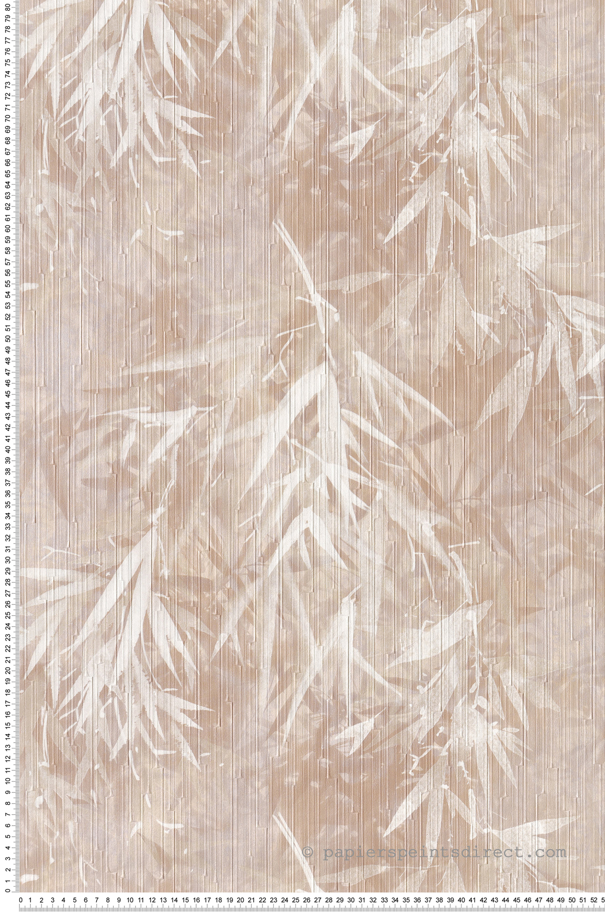 Papier peint Bambou Fargesia beige rosé - Folium de Montecolino | Réf. MC-FO18602