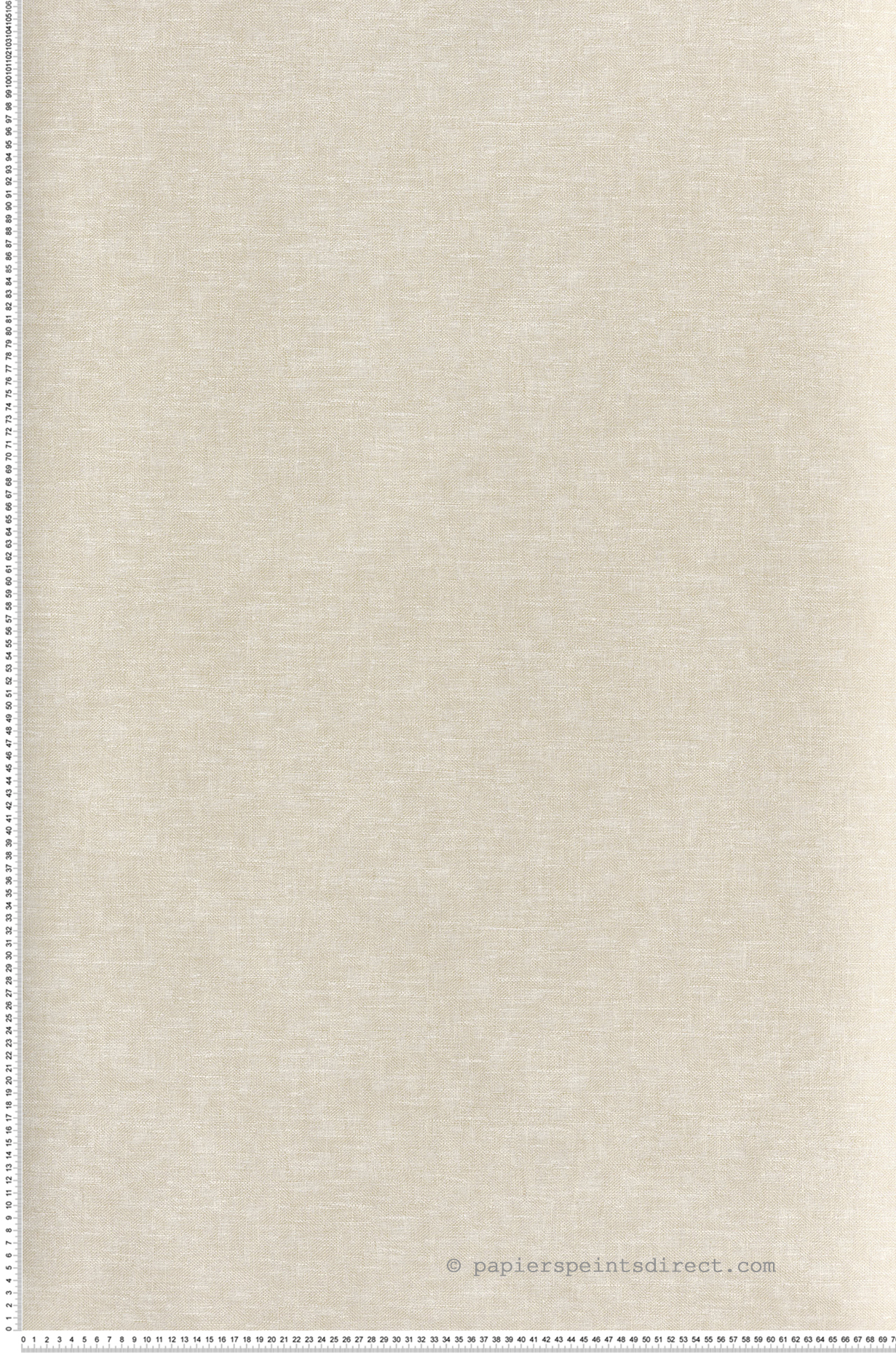 Papier peint Faux Uni Lin Telis ivoire - Joy de Masureel | Réf. MAS-JOY310