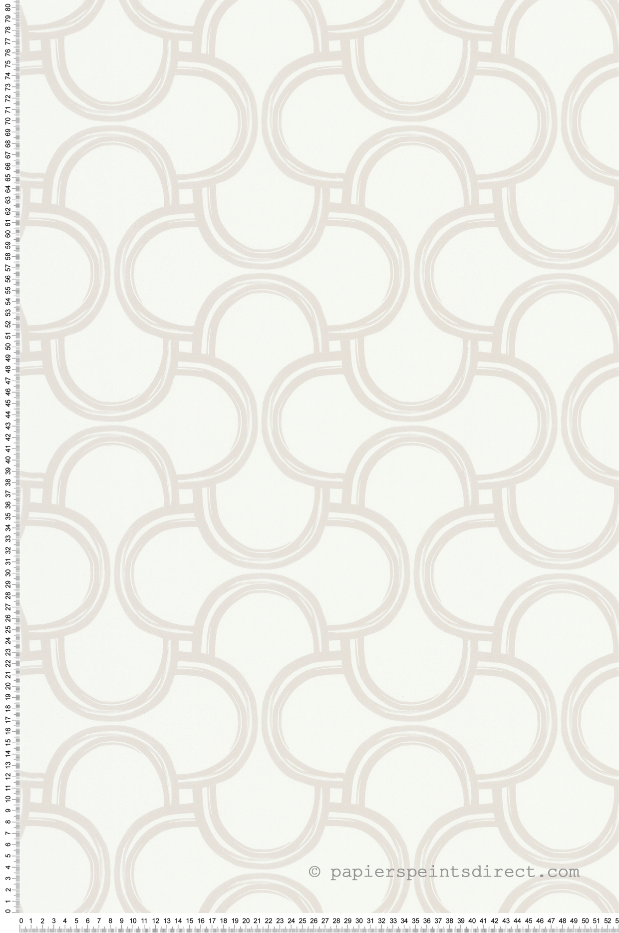 Papier peint Géométrie Entrelacs écru - Les Essentiels de Lutèce | Réf. LTC-51250906