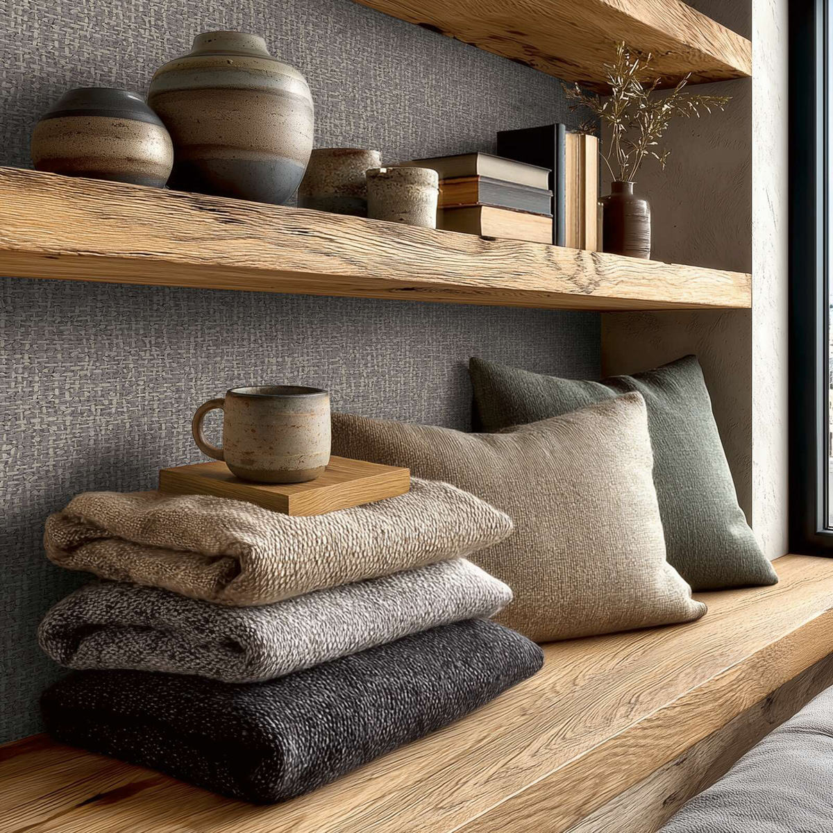 Papier peint Paille Tressée gris argenté - Vibes & Styles d'A.S. Création AMB3| Réf. AS-791125