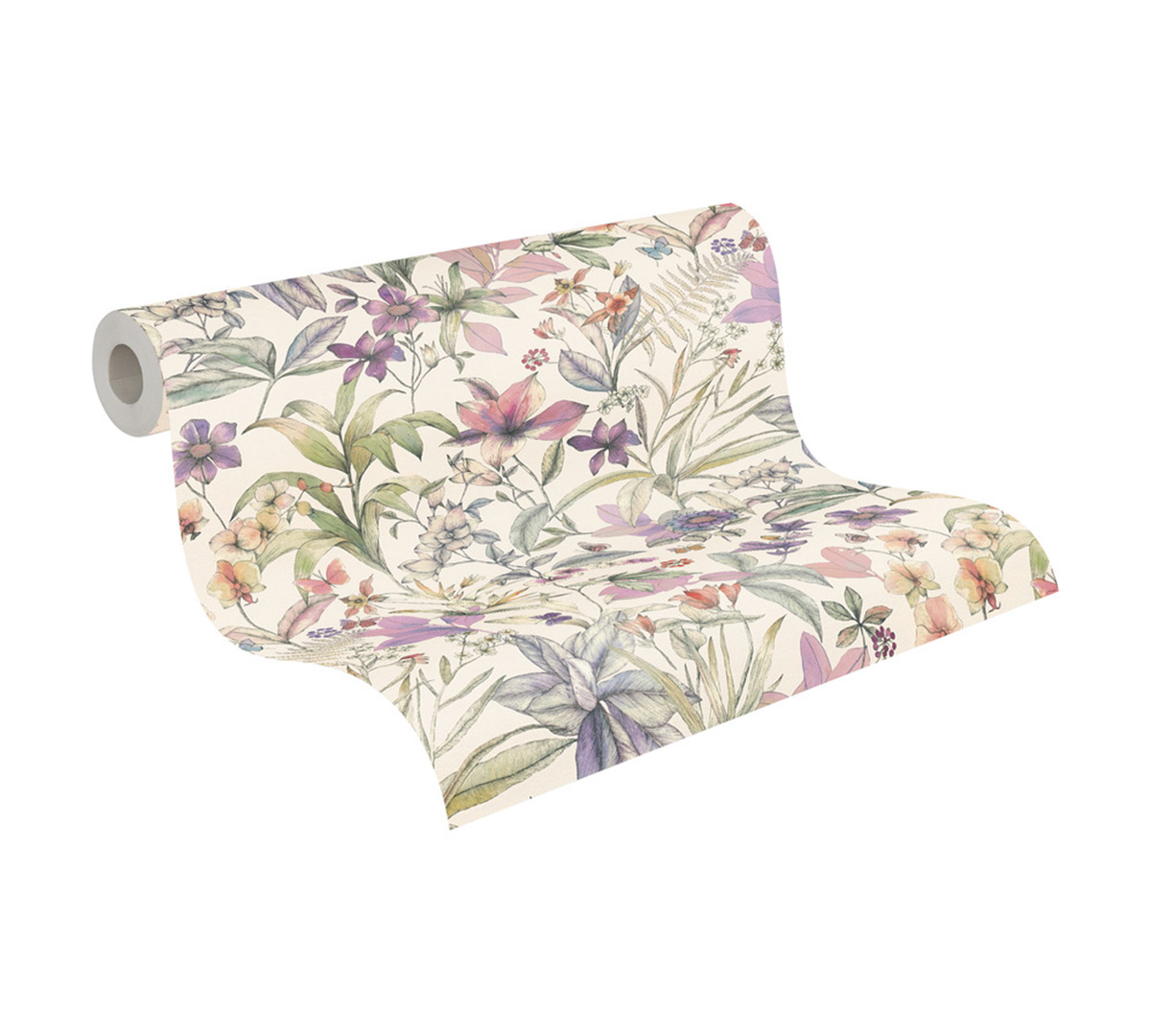 Papier peint Feuillage Bucolique blanc cassé - Pintwalls 3 d'A.S. Création ROLL | Réf. AS-791872