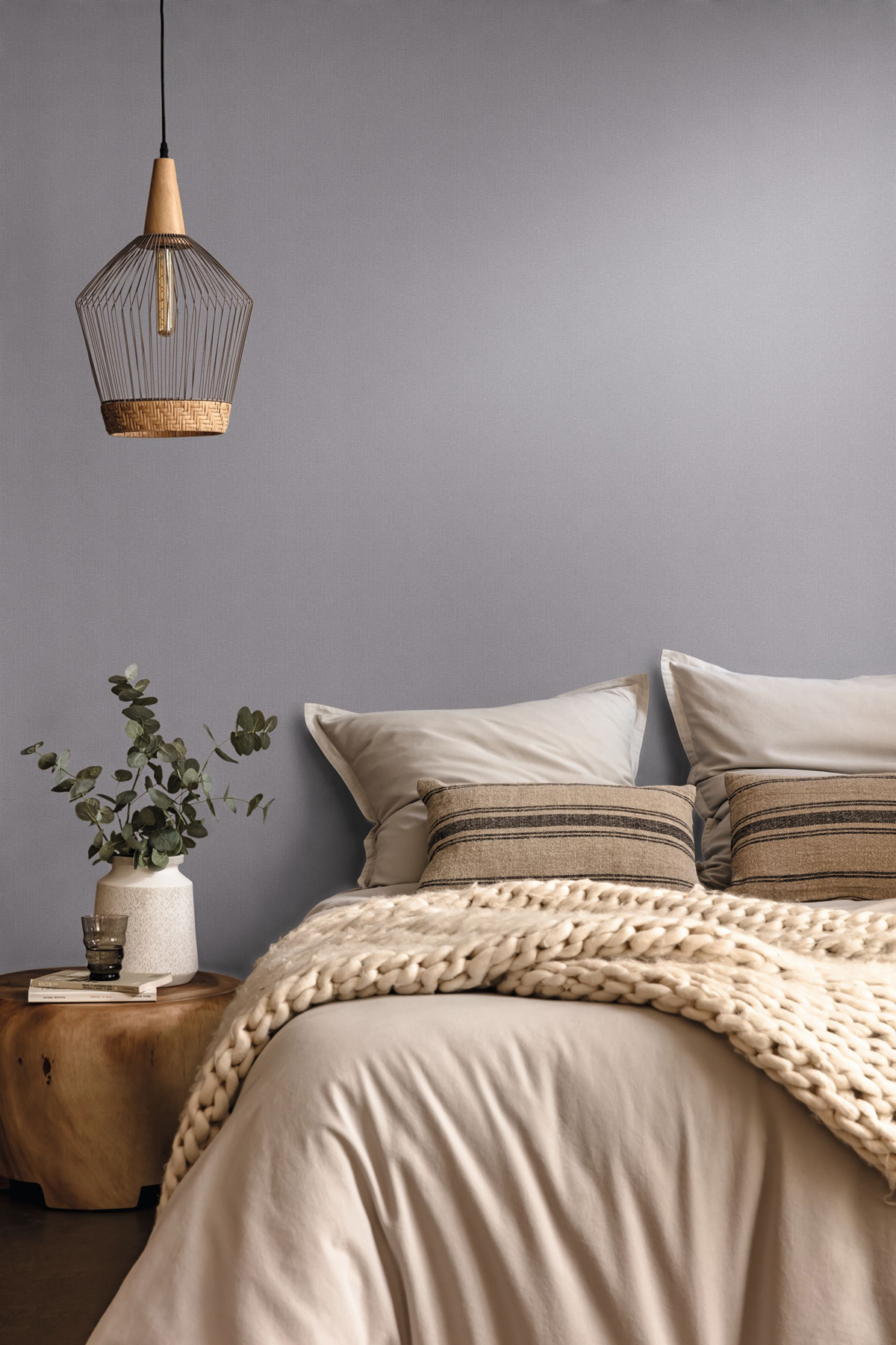 Papier peint Uni Natté gris chiné - Moonlight 2 de Casélio AMB | Réf. MLGT101569354