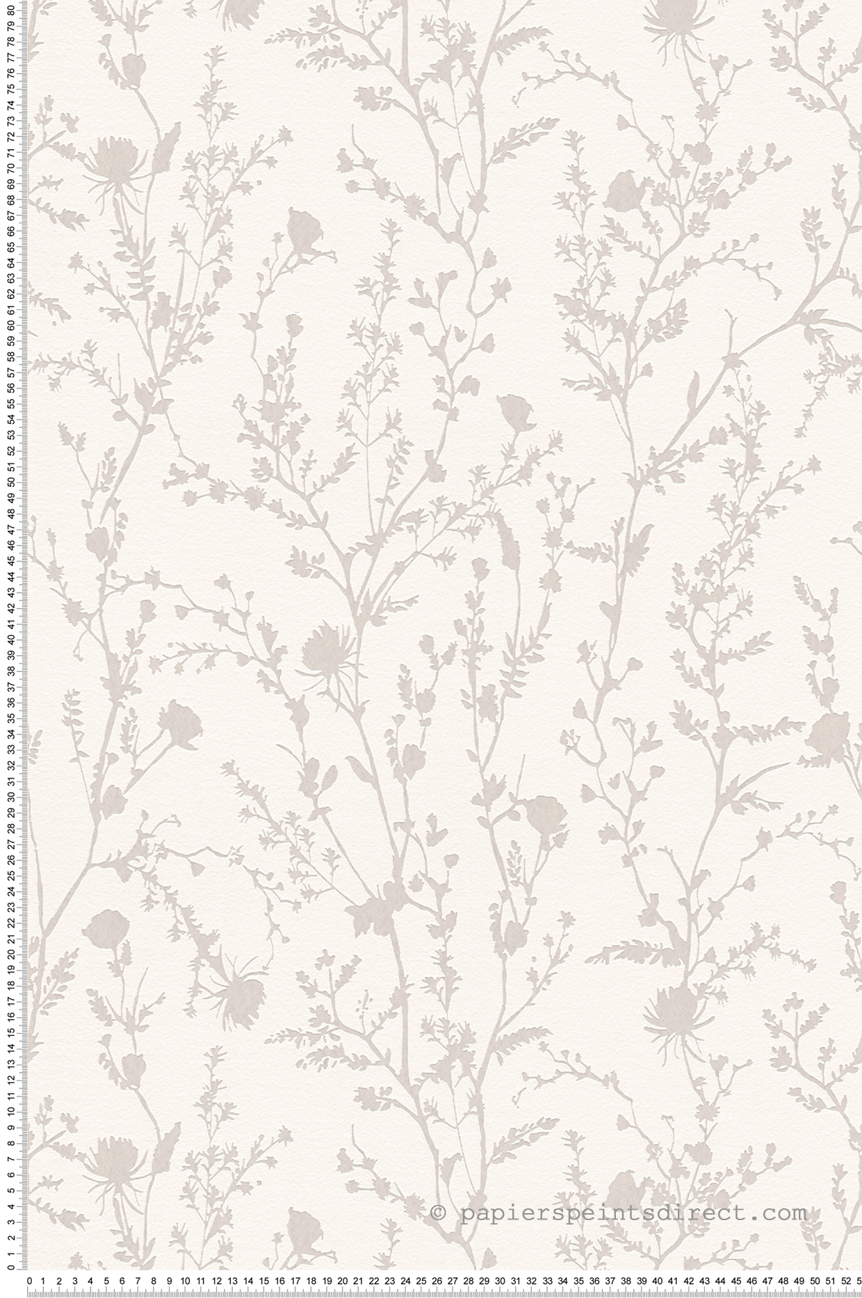 Papier peint Branchage Moderne ivoire nacré - Casual Living d'A.S. Création | Réf. AS-395464