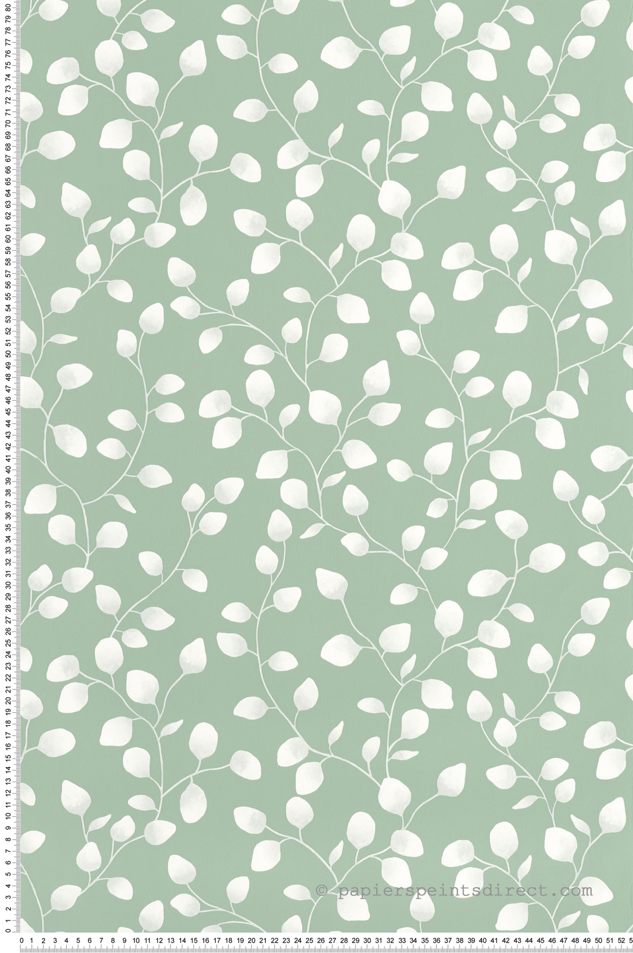 Papier peint Nature Melbourne vert amande - Green & Co de Casélio | Réf. GCO103867129