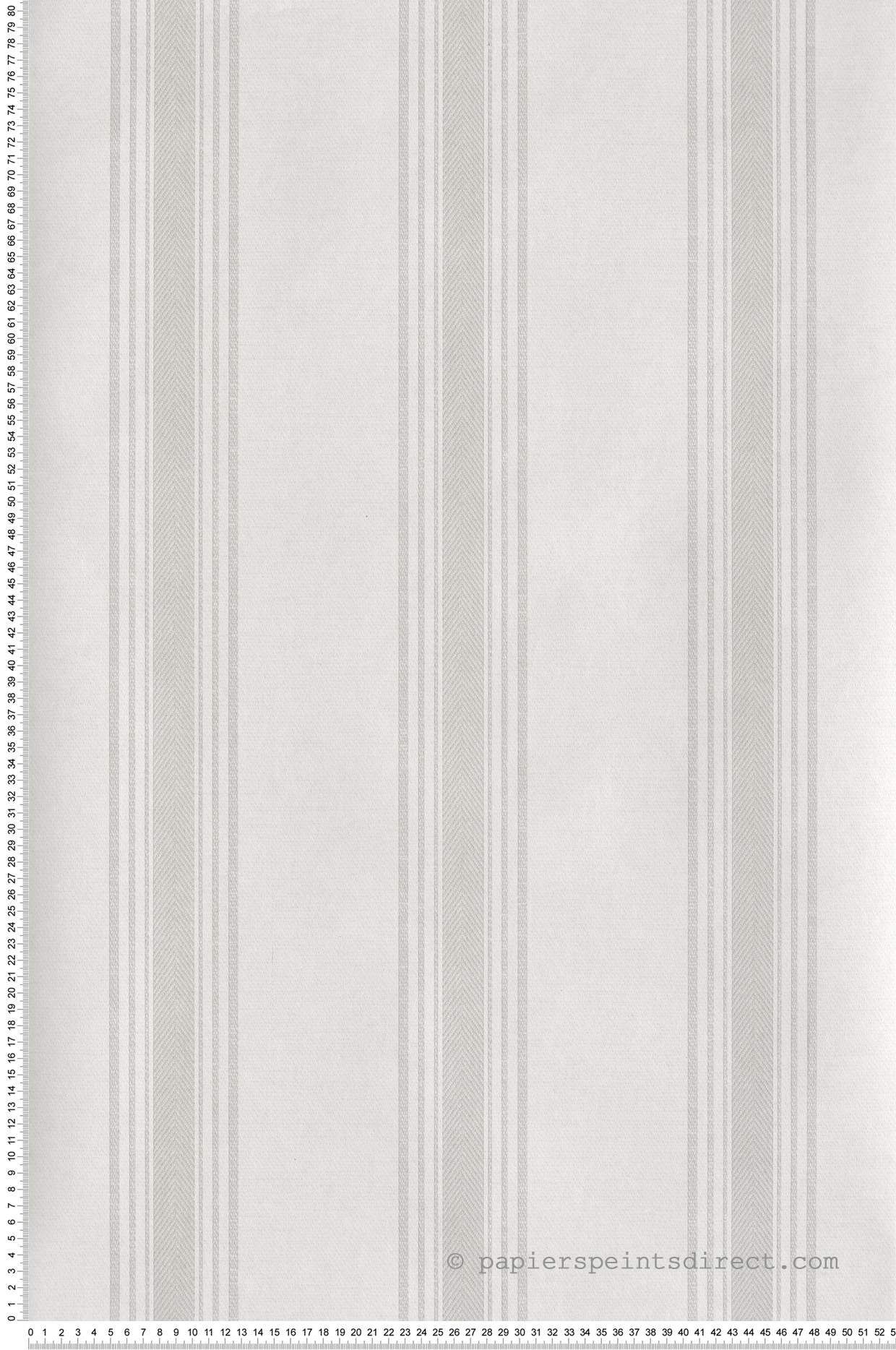 Papier peint Rayure Toile Chevron gris - Romance de Lutèce | Réf. LTC-19094