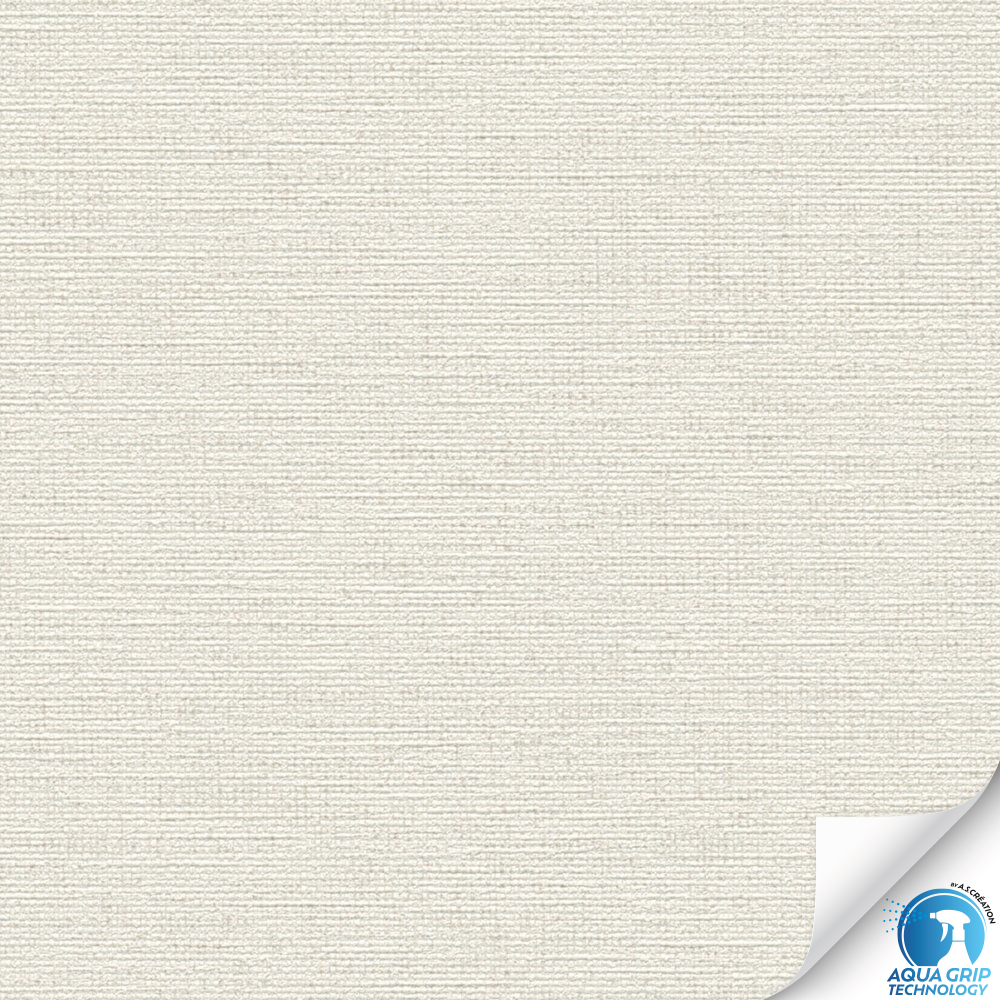 Papier peint préencollé Uni Around blanc - Designdrop d'A.S. Création ZOOM | Réf. AS-785752