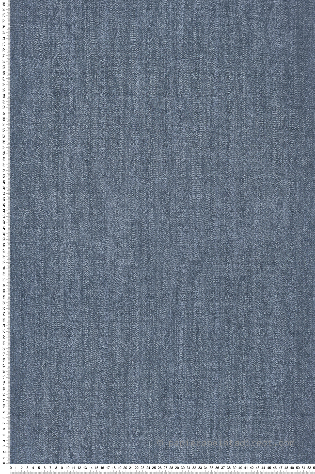 Papier peint Faux Uni Textile bleu turquin - Allure de Lutèce | Réf. LTC-AL26210