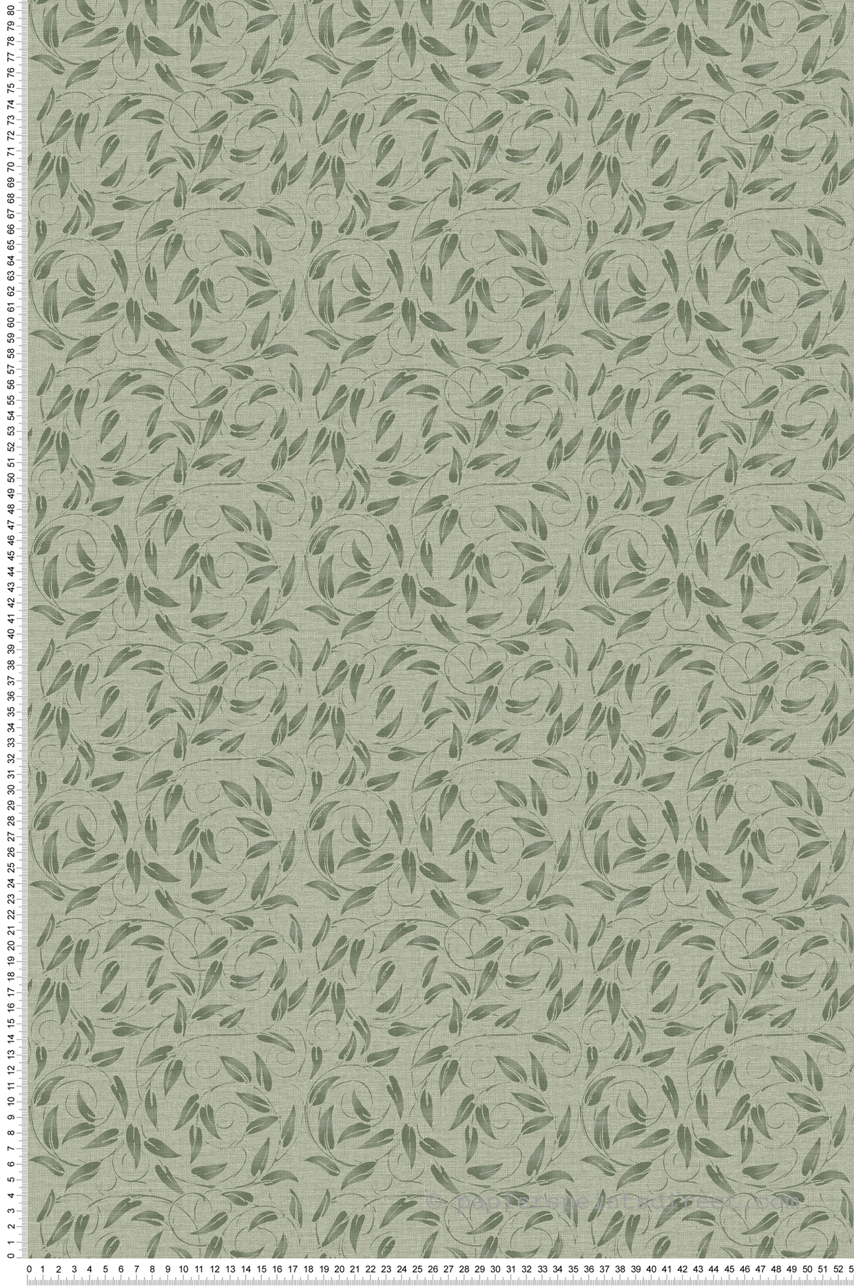 Papier peint Guirlande Feuille Liberty vert - The Wall Llewelyn-Bowen de Lutèce | Réf. LTC-LB25157