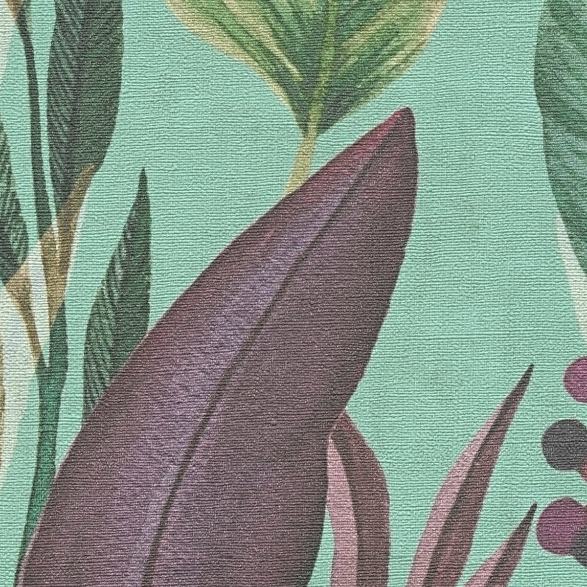 Papier peint Palmes Exotiques turquoise - Anna D'Andrea d'A.S. Création AMB3| Réf. AS-782194