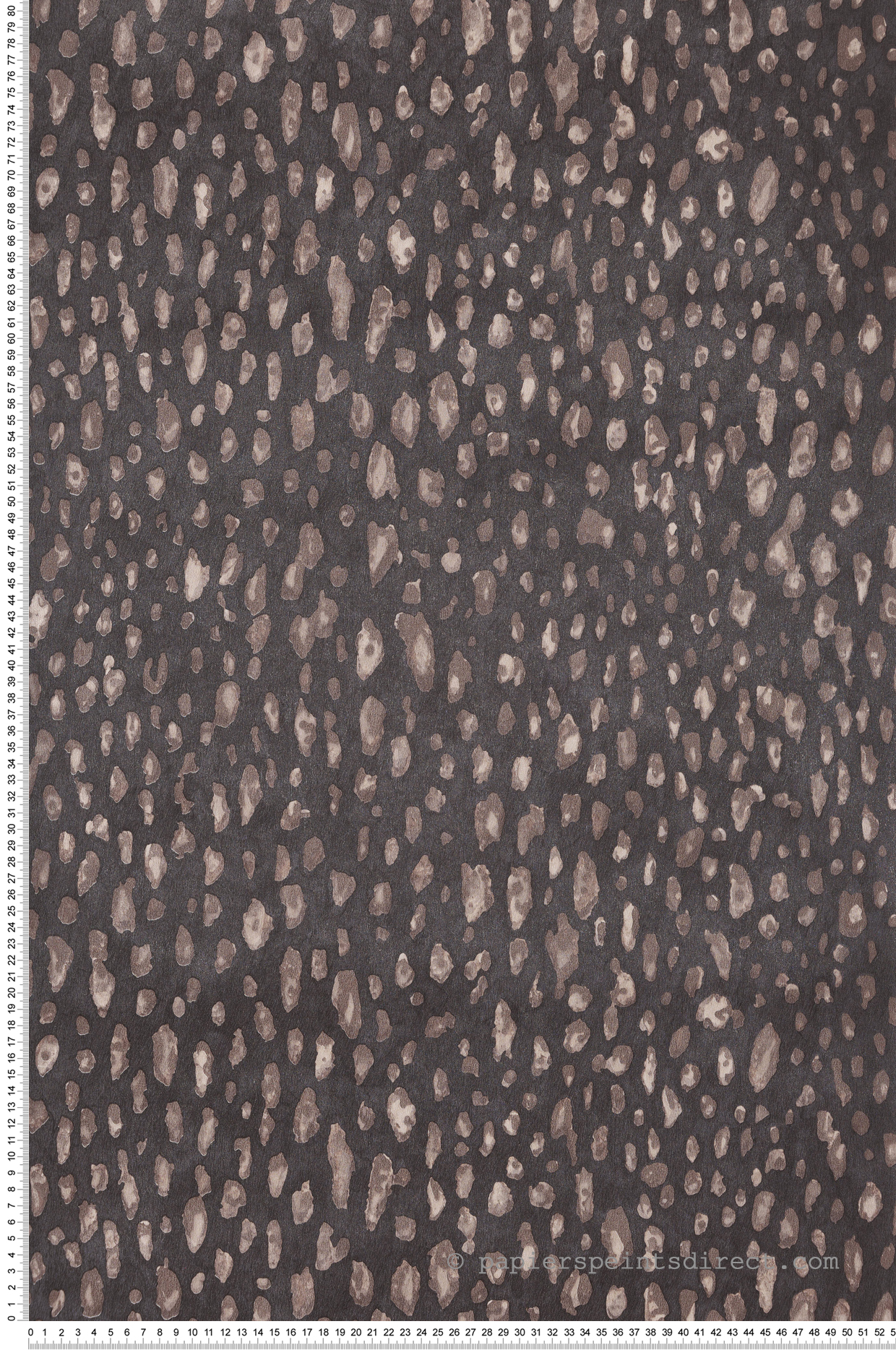 Papier peint Léopard Peau Tachetée taupe - Sauvage 2 de Lutèce | Réf. LTC-G67759