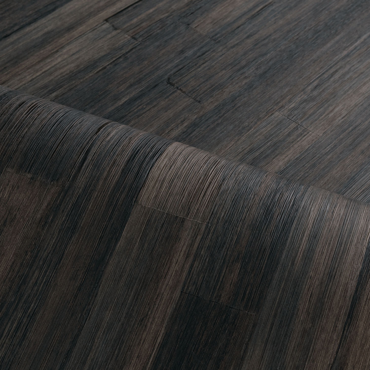 Papier peint Planche de Bois Sapelli ébène - Végétal de Casamance | Réf. CAS-74865410