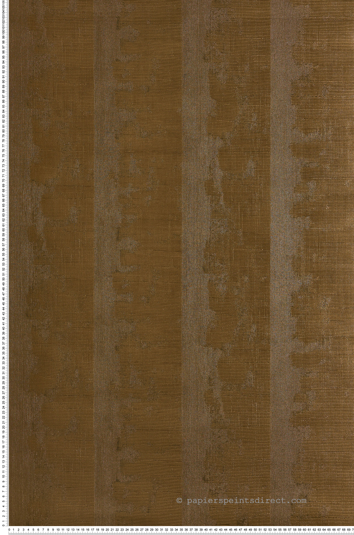 Papier peint Terre Cuite Nérikomi doré foncé - Cérame de Casamance | Réf. CAS-76102548