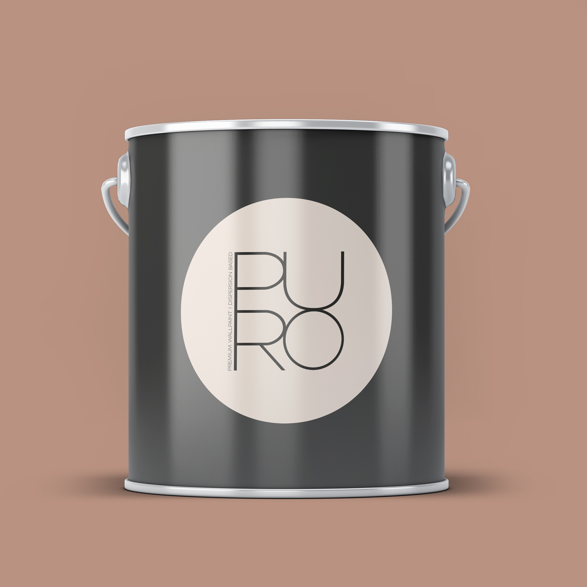 Image d'un pot de 5 litres de peinture Puro marron rosy beige - c2025