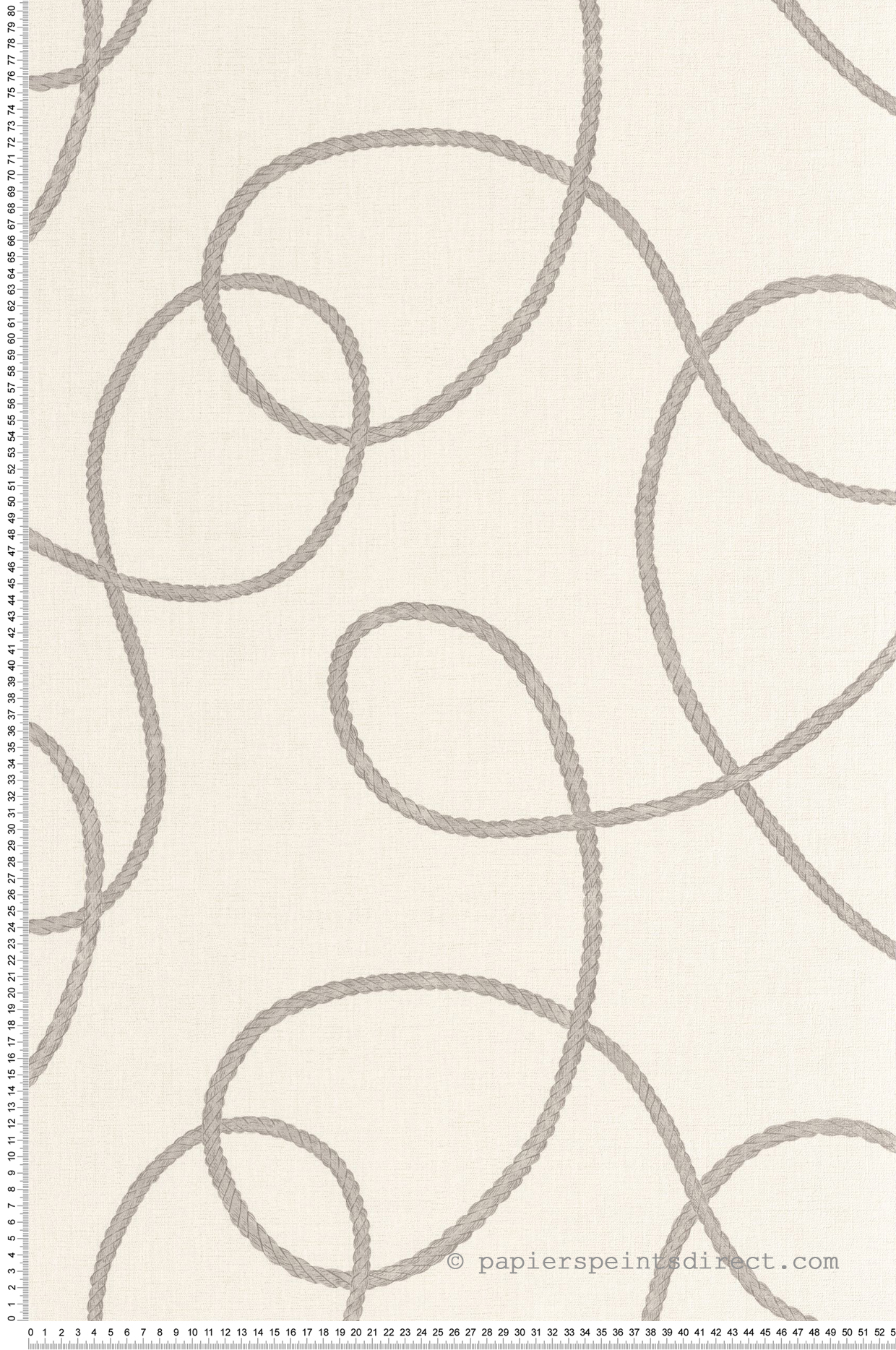 Papier peint Corde Pointe du Raz gris - Seaside de Casadéco | Réf. SEAS201509338