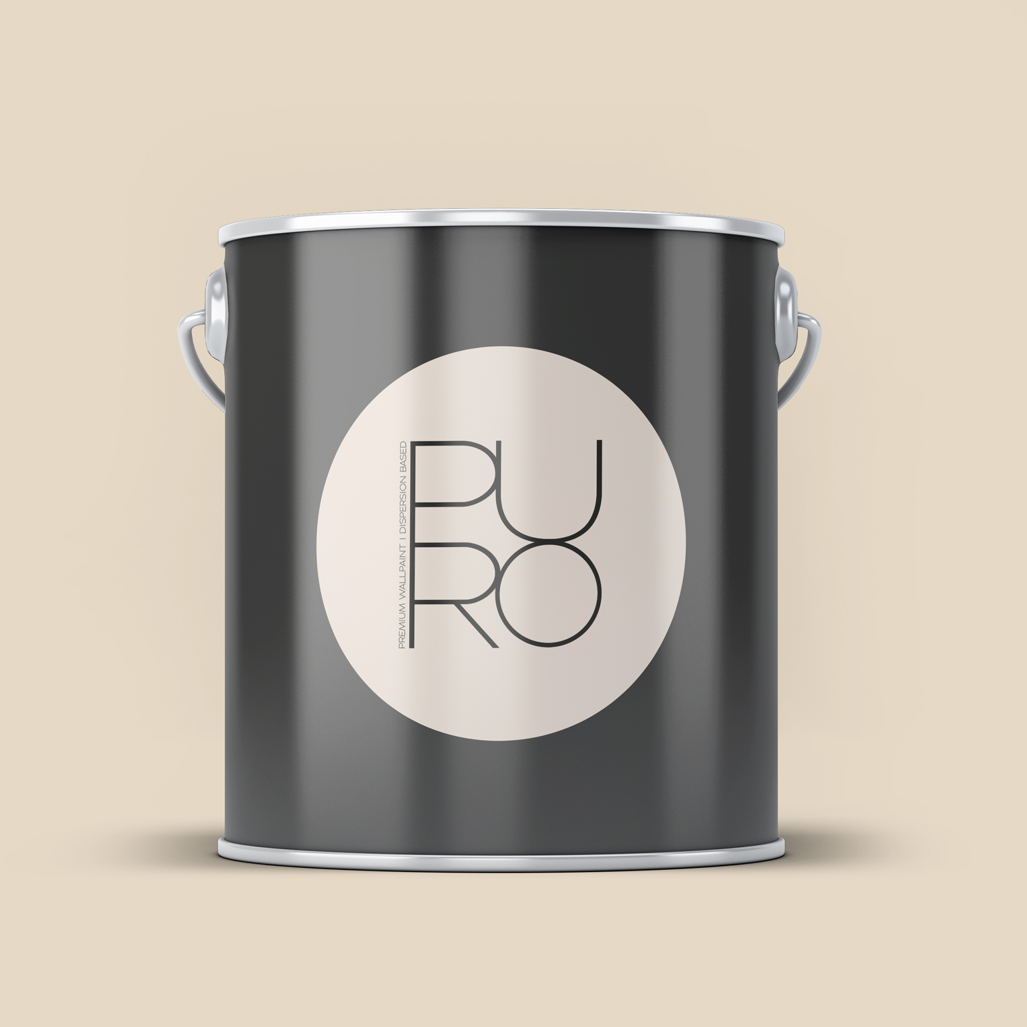 Image d'un pot de 5 litres de peinture Puro crème sandy beige  - c7023