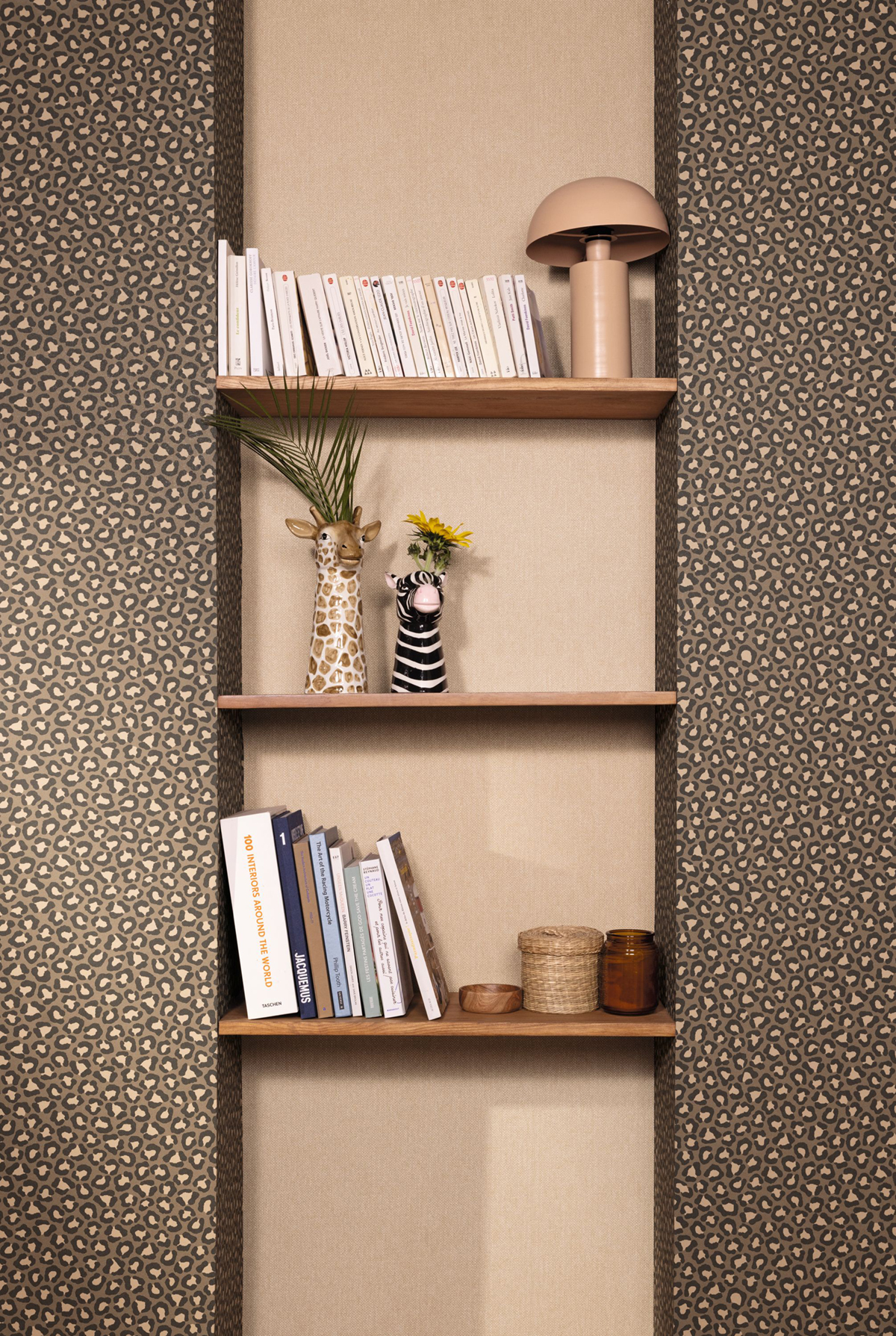 Papier peint Imprimé Léopard Sumatra marron - Stay Wild de Casélio | Réf. WILD104942239