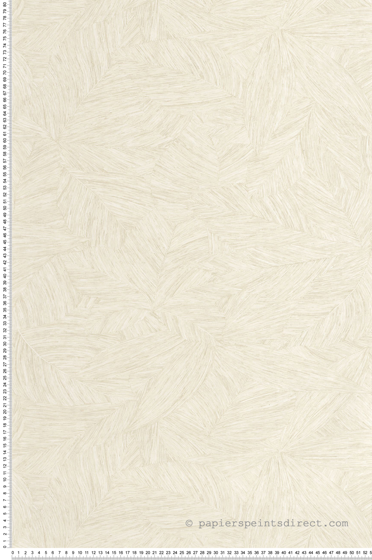 Papier peint Feuille Liège Archipel blanc cassé - Borneo de Casélio | Réf. BORN106510000