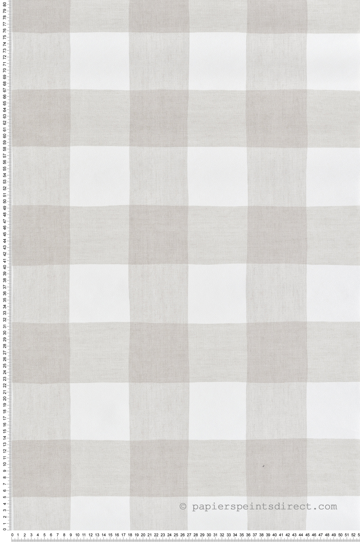 Papier peint Vichy Grands Carreaux gris - Stripes & Checks de Montecolino | Réf. MC-ST38431