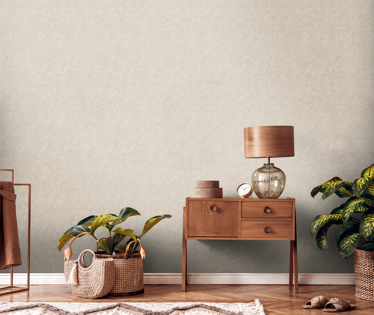 Papier peint Contemporain David lin nacré - Metropolitan Stories 3 d'A.S. Création AMB2 |  Réf. AS-388282