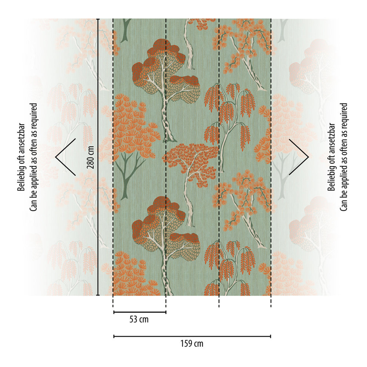 Papier peint panoramique Arbre Japonais Bois - The Wall 3 d'A.S. Création AMB3 | Réf. AS-398871